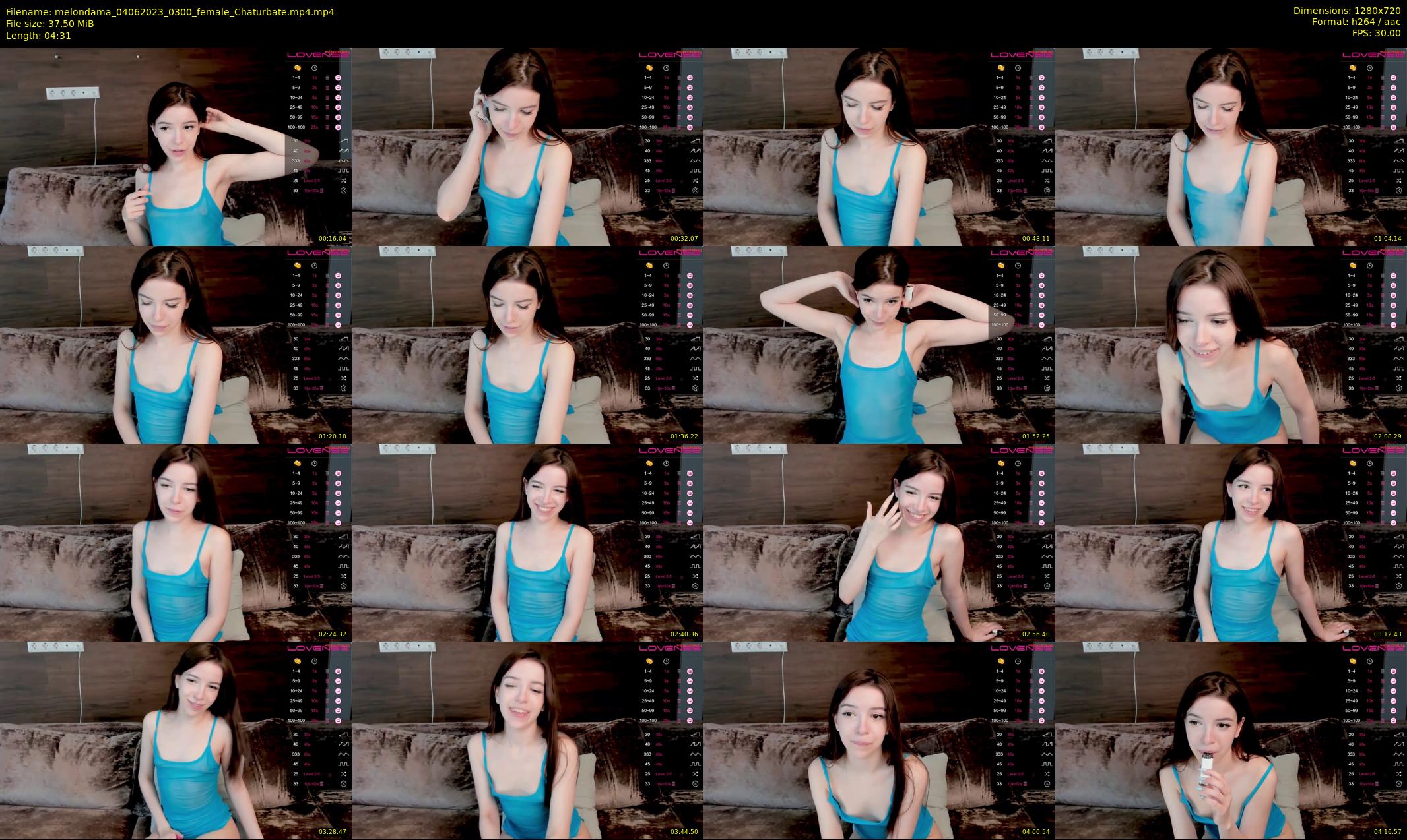 melondama — 5 minute Chaturbate female cam show recording, 720p, Jun 4, 2023