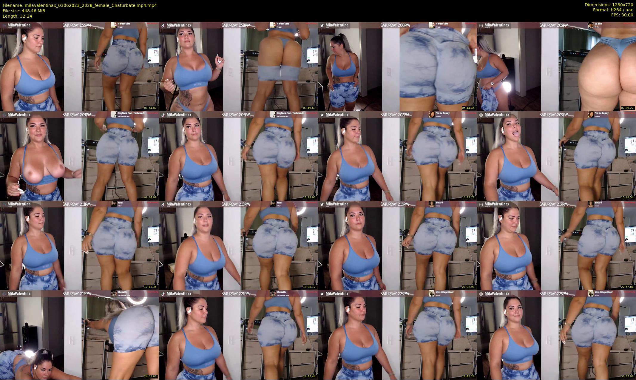 milavalentinax — 33 minute Chaturbate female cam show recording, 720p, Jun 3, 2023
