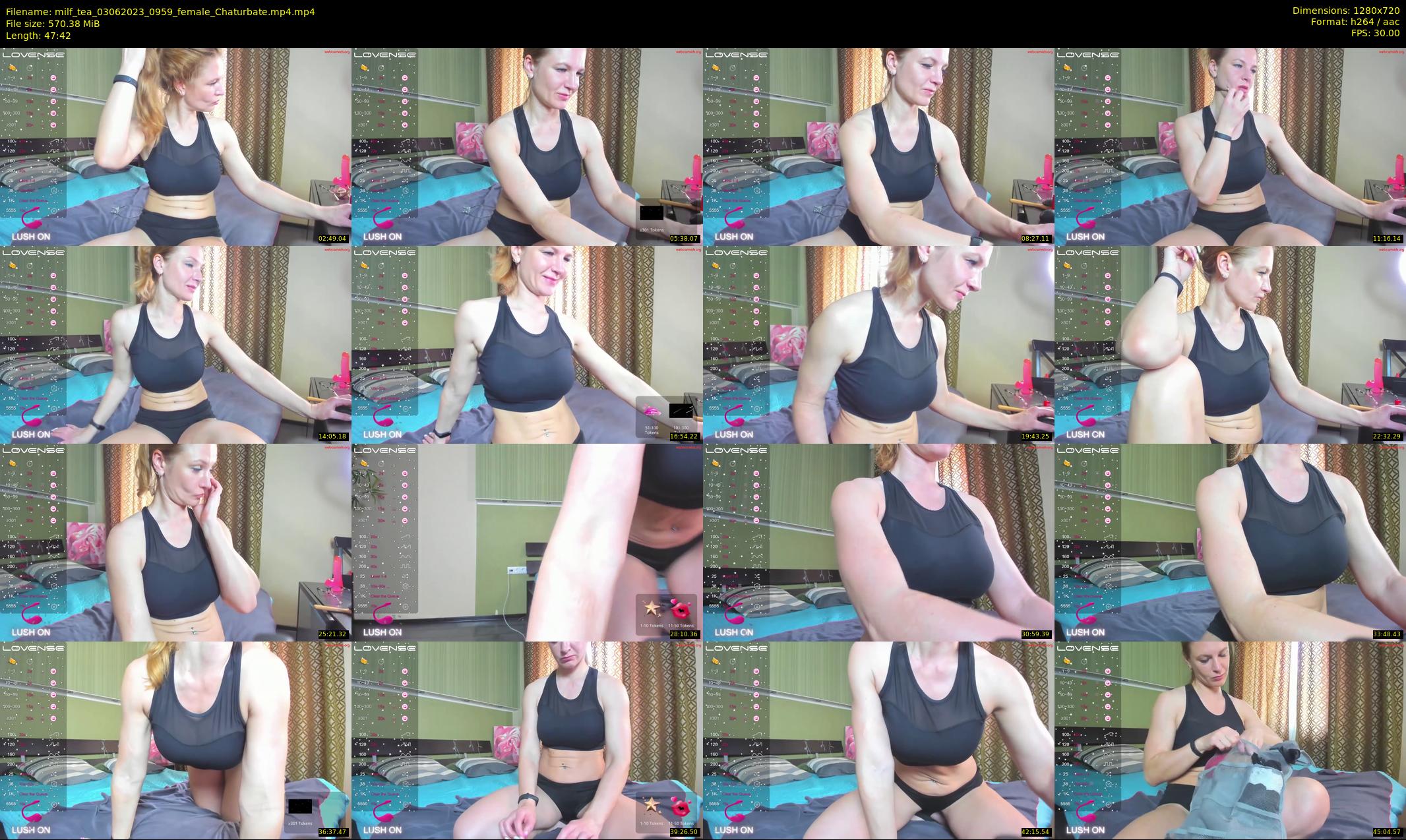 milf_tea — 48 minute Chaturbate female cam show recording, 720p, Jun 3, 2023