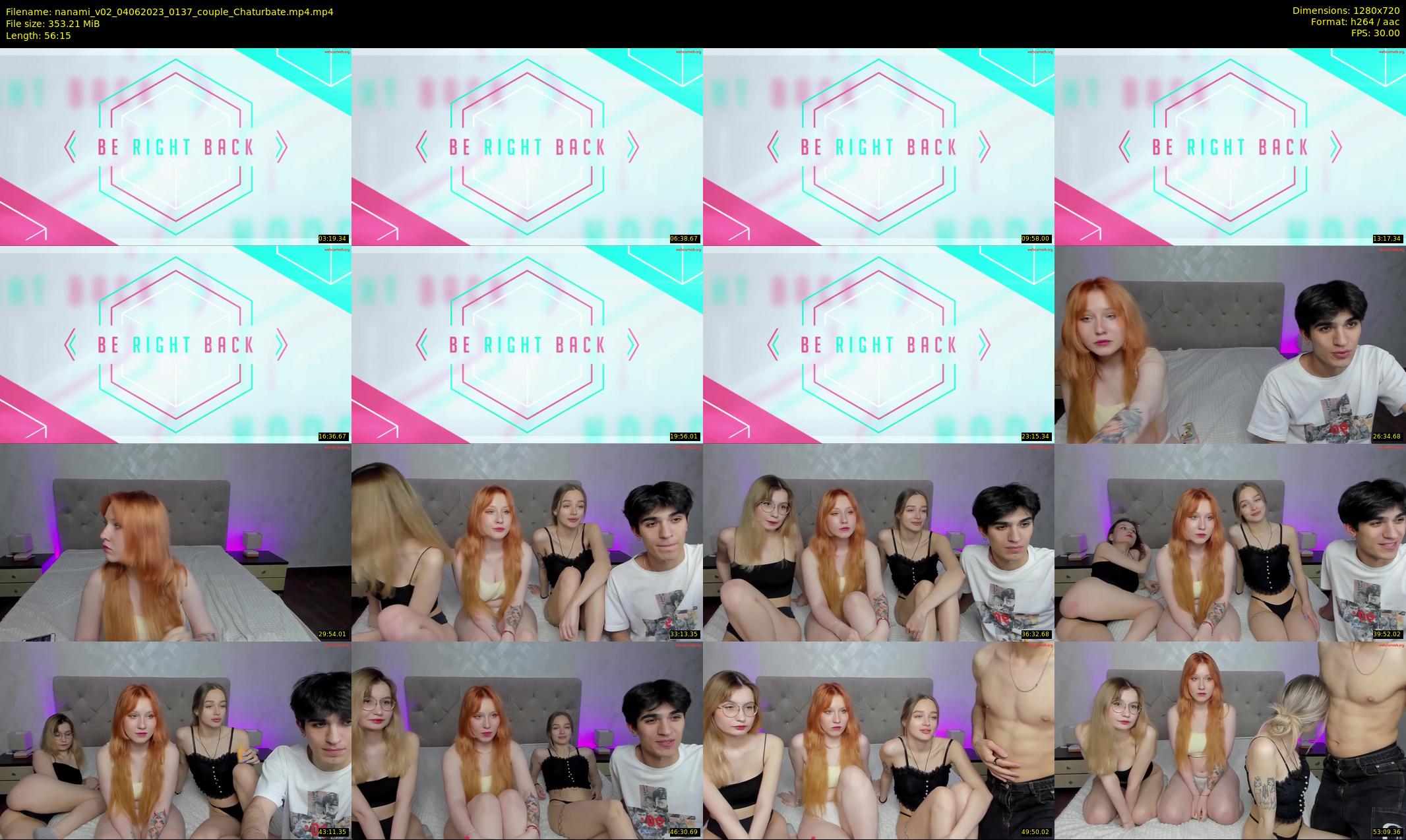 nanami_v02 — 57 minute Chaturbate couple cam show recording, 720p, Jun 4, 2023