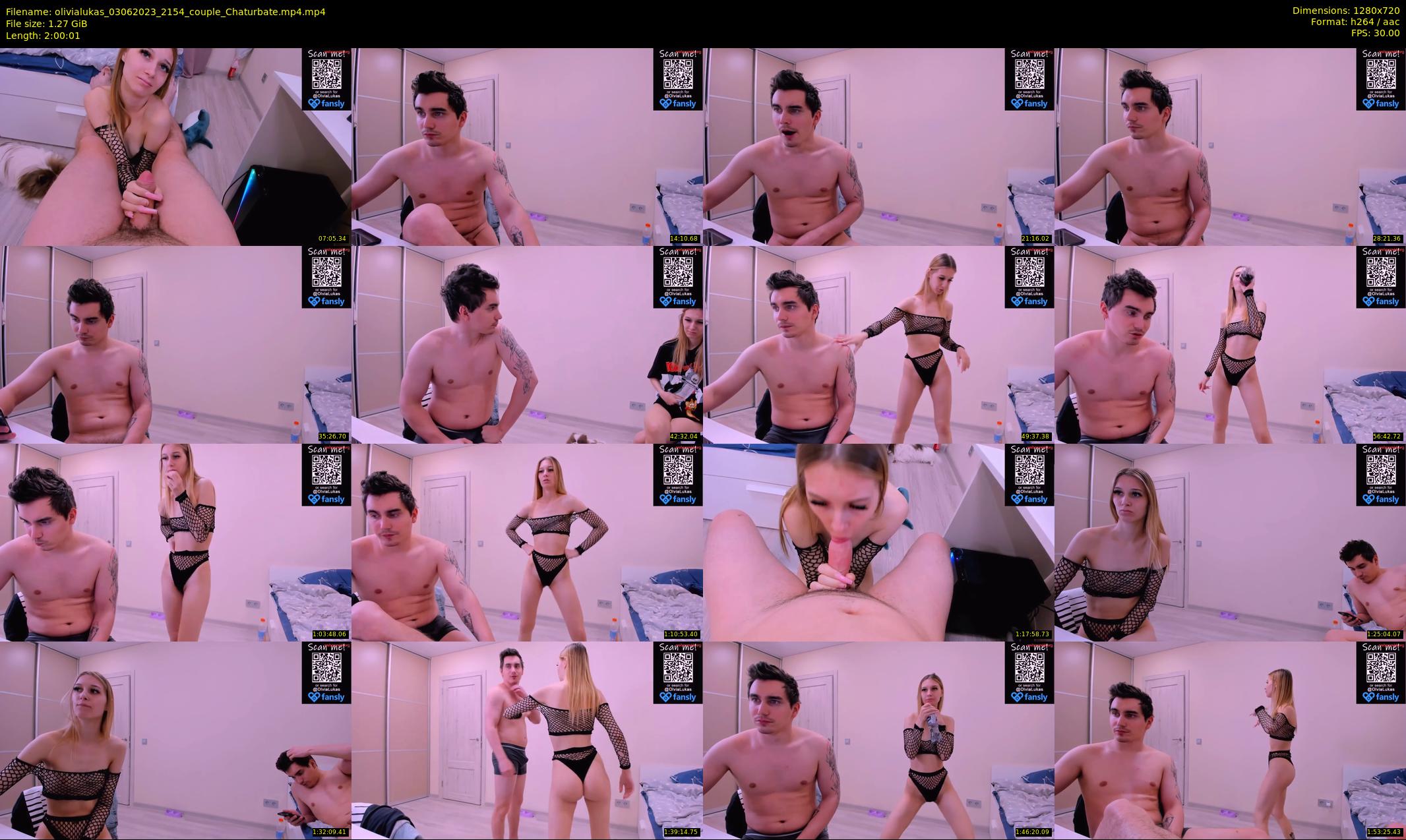 olivialukas — 121 minute Chaturbate couple cam show recording, 720p, Jun 3, 2023