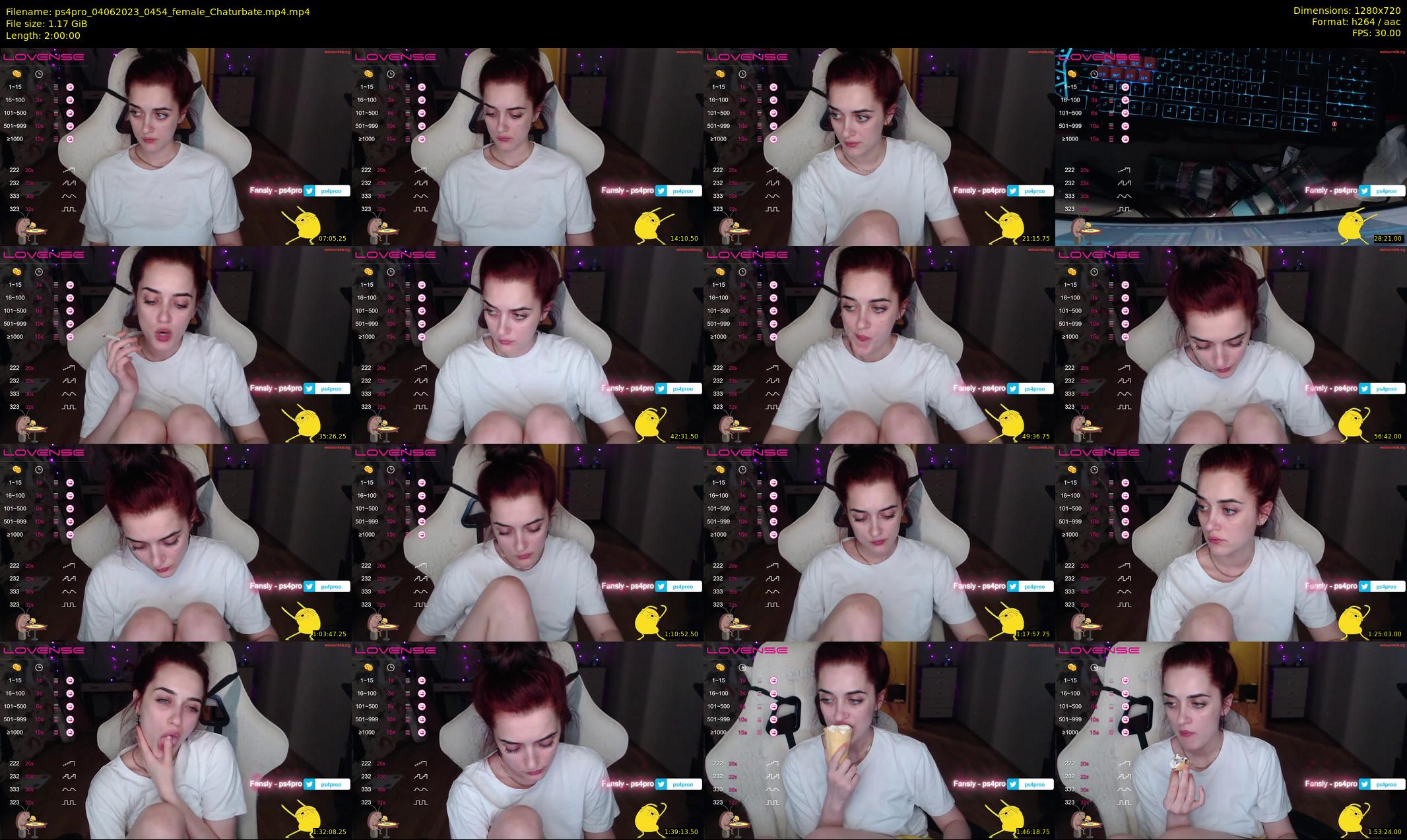 ps4pro — 120 minute Chaturbate female cam show recording, 720p, Jun 4, 2023