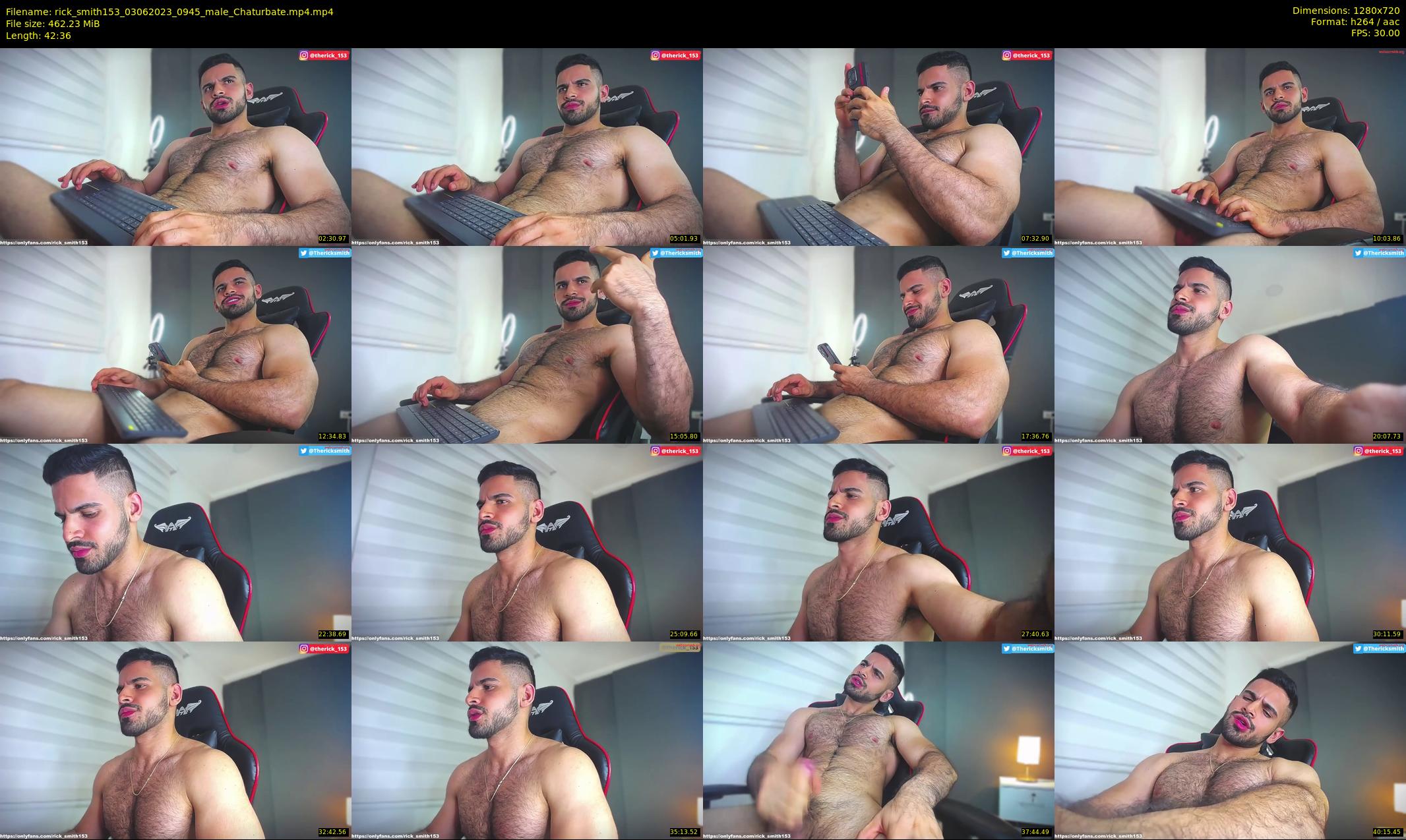 rick_smith153 — 43 minute Chaturbate male cam show recording, 720p, Jun 3, 2023