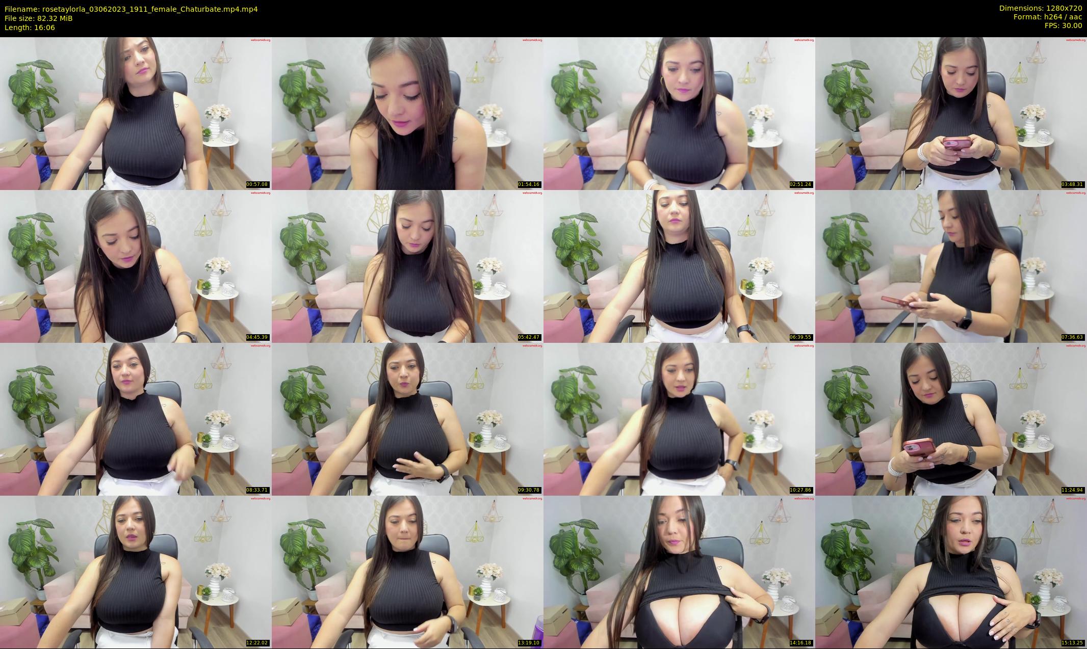 rosetaylorla — 17 minute Chaturbate female cam show recording, 720p, Jun 3, 2023
