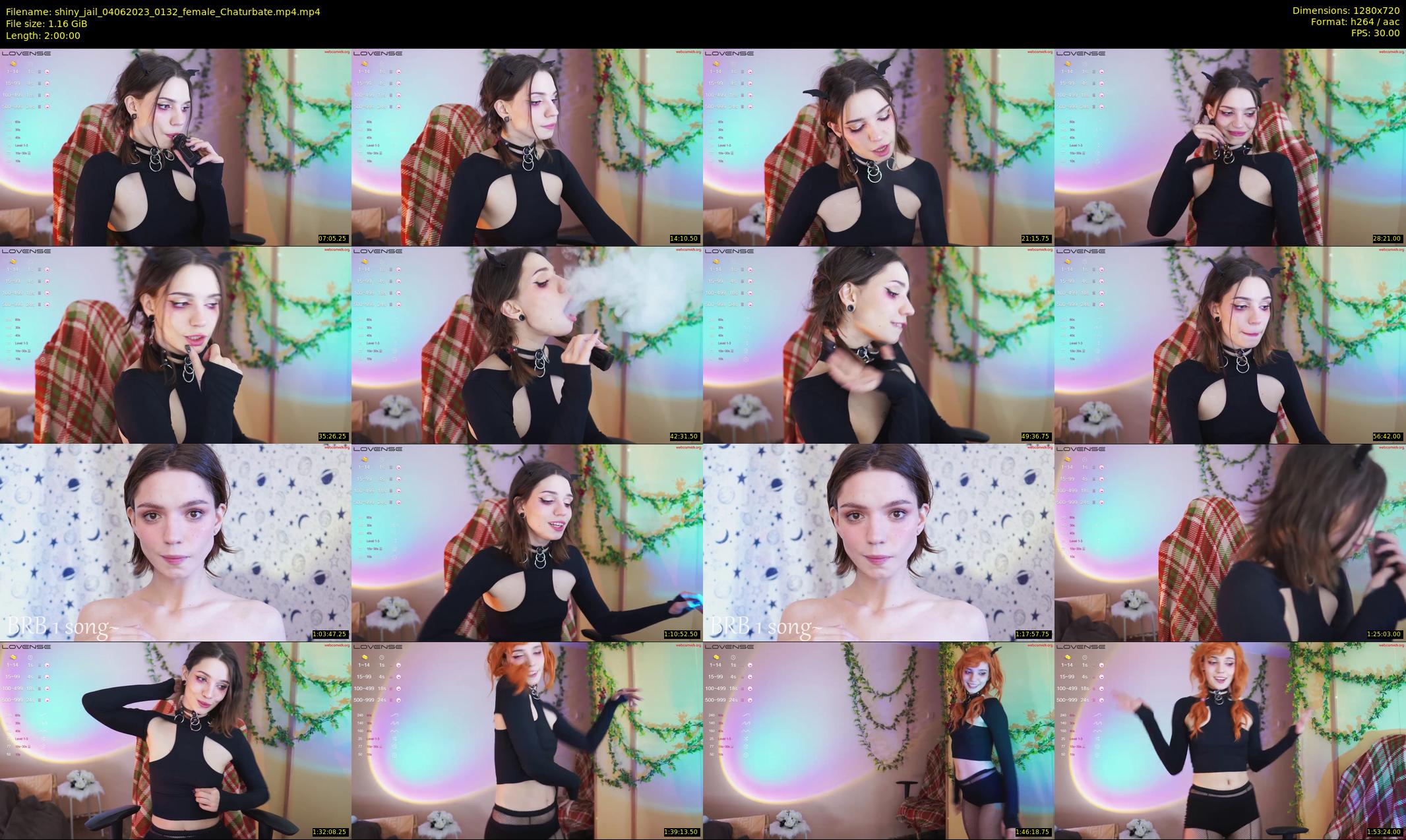 shiny_jail — 120 minute Chaturbate female cam show recording, 720p, Jun 4, 2023