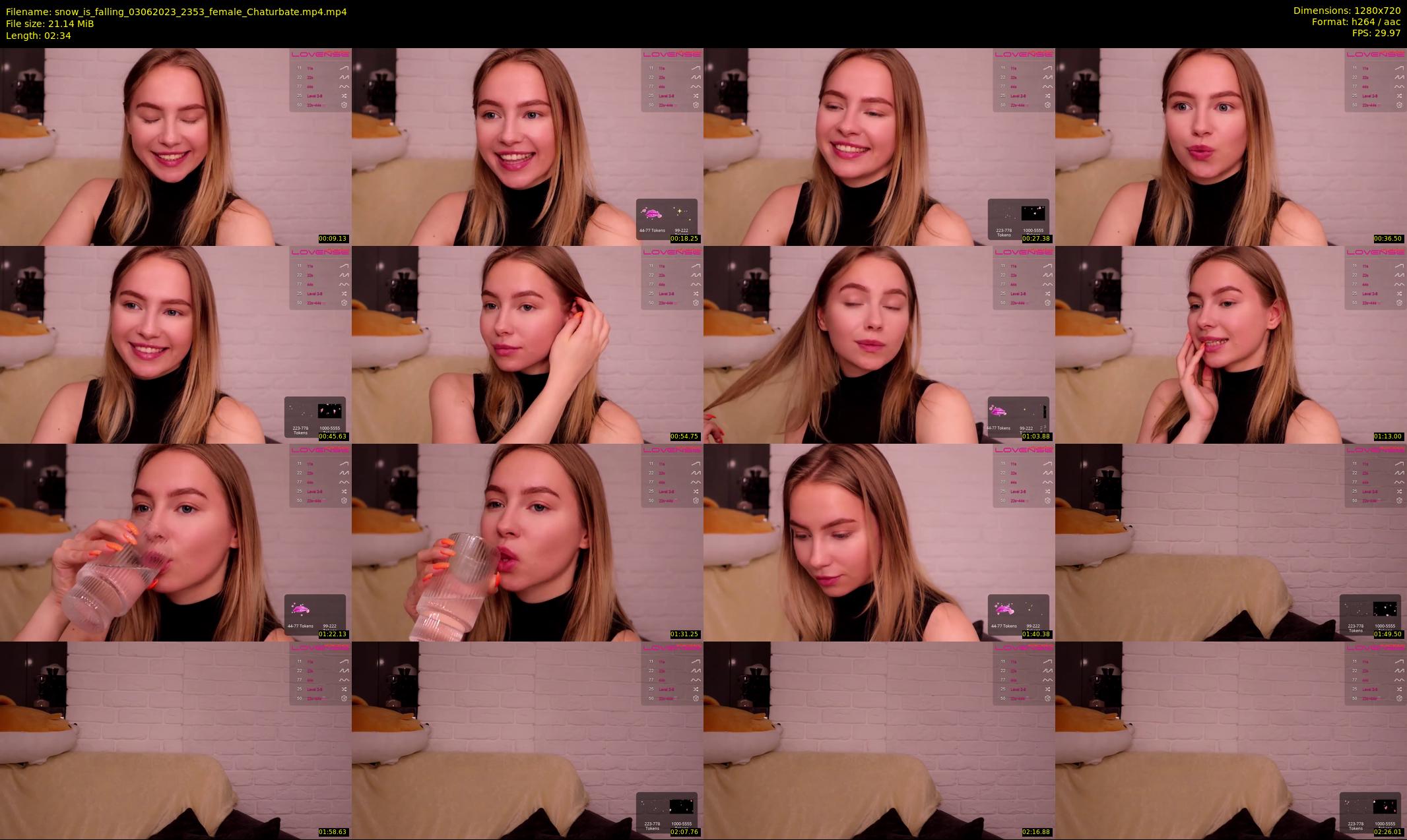snow_is_falling — 3 minute Chaturbate female cam show recording, 720p, Jun 3, 2023