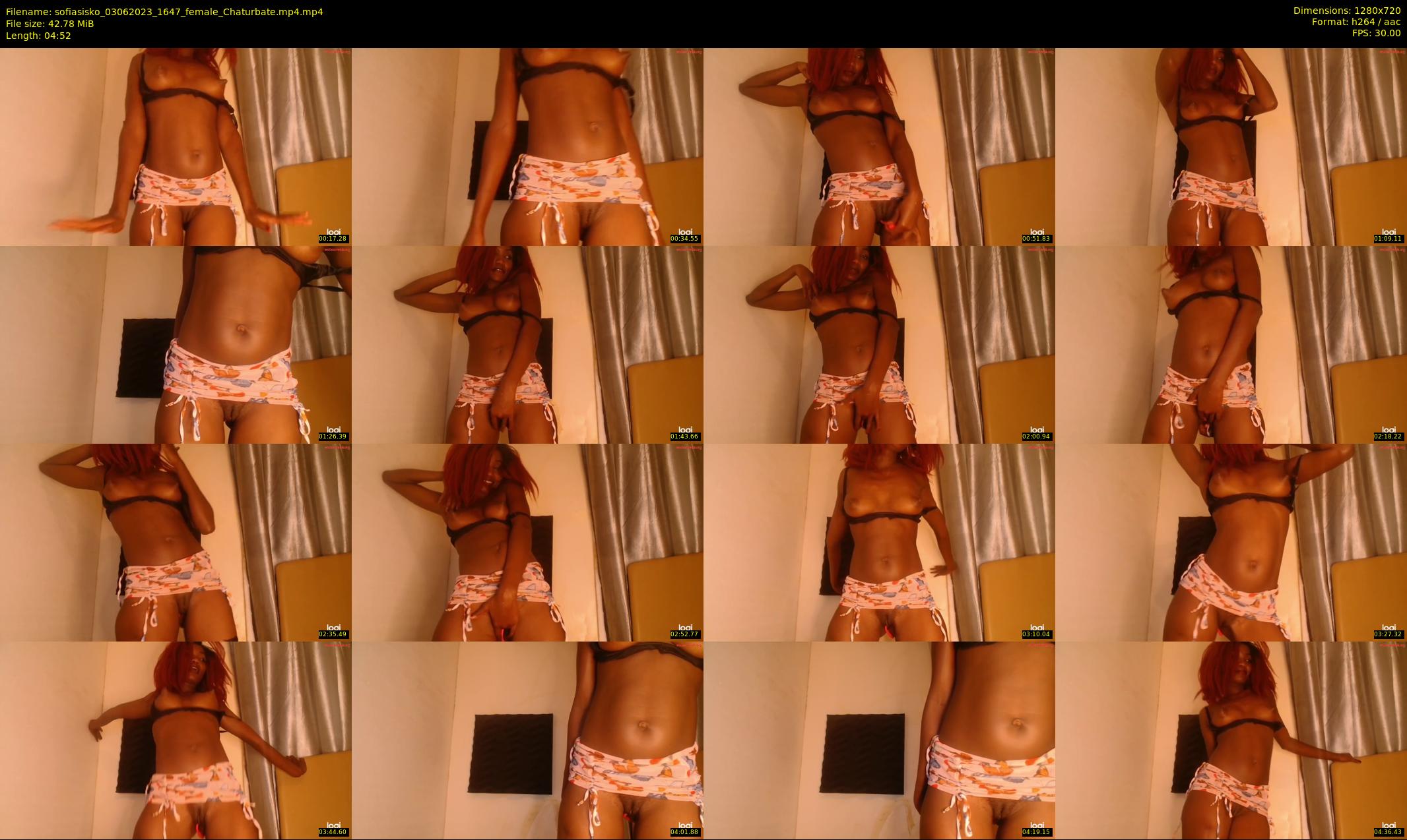 sofiasisko — 5 minute Chaturbate female cam show recording, 720p, Jun 3, 2023