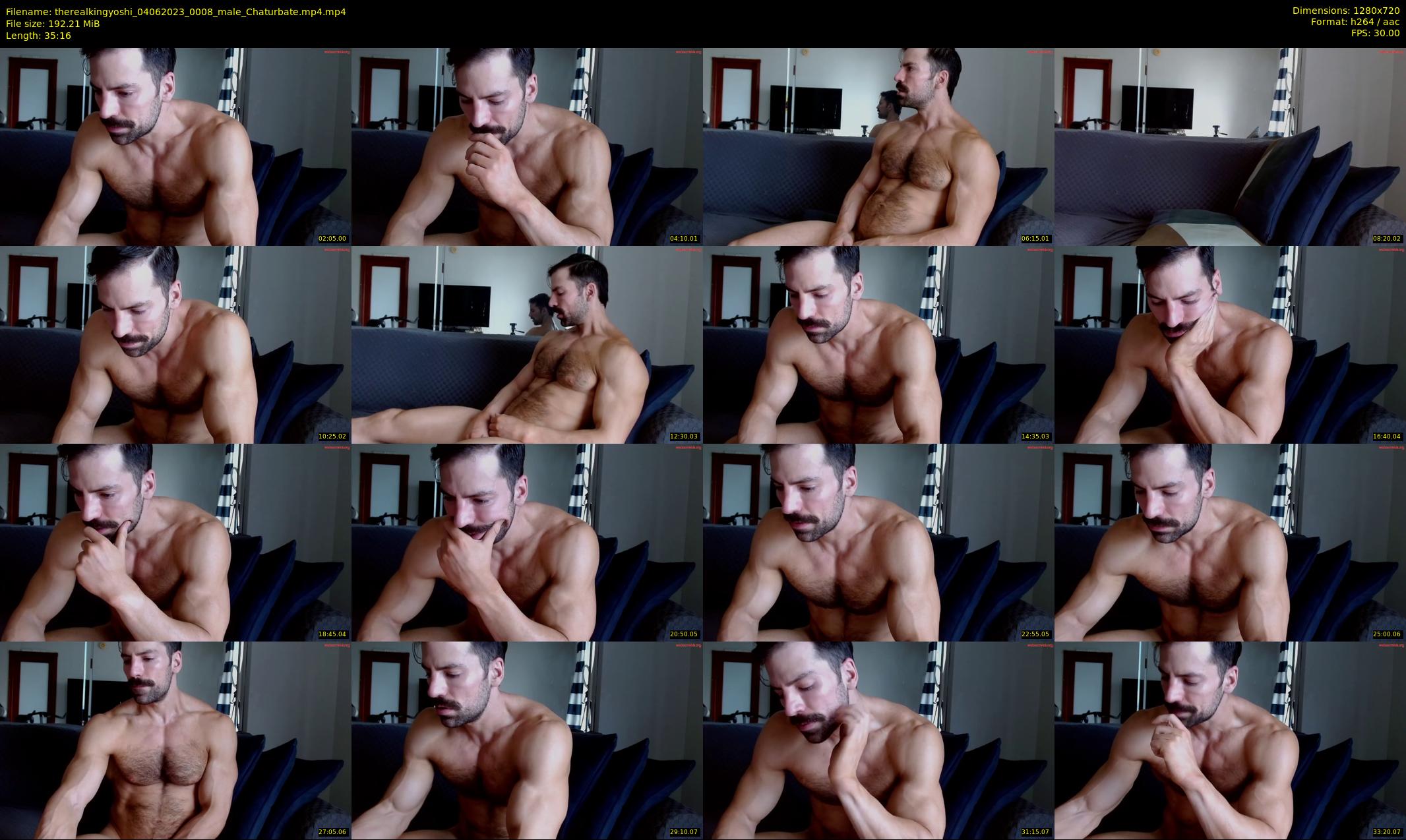 therealkingyoshi — 36 minute Chaturbate male cam show recording, 720p, Jun 4, 2023