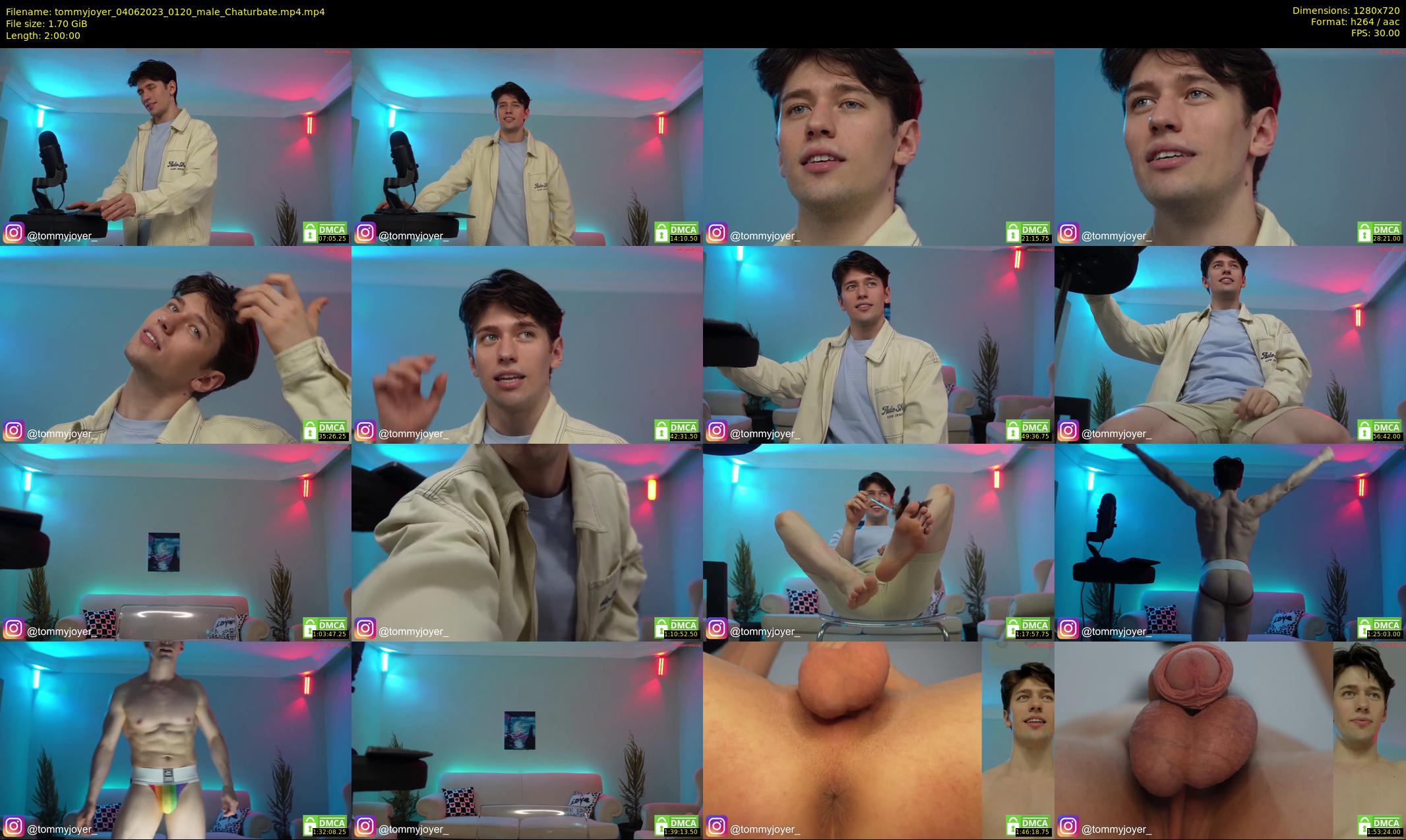 tommyjoyer — 120 minute Chaturbate male cam show recording, 720p, Jun 4, 2023