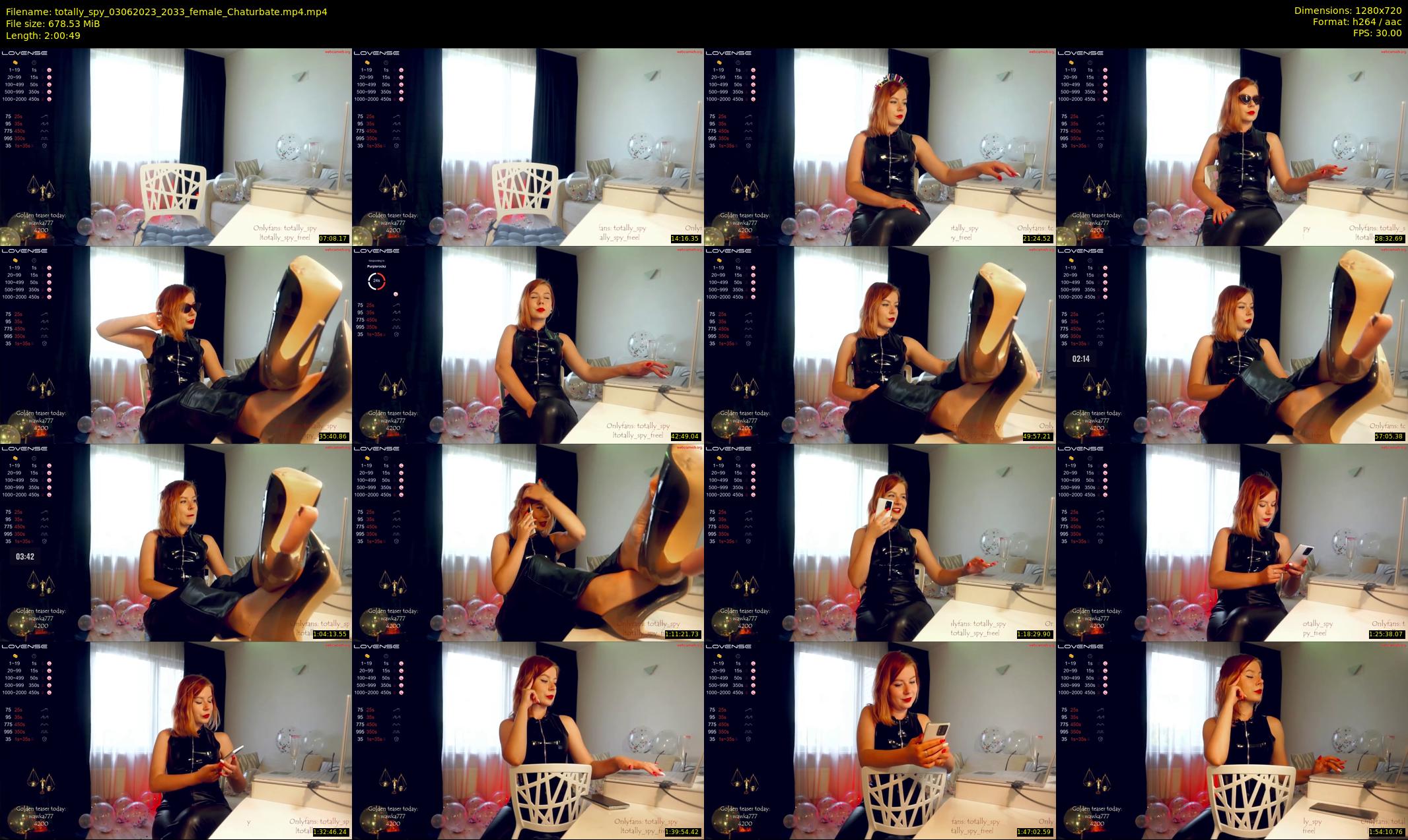 totally_spy — 121 minute Chaturbate female cam show recording, 720p, Jun 3, 2023