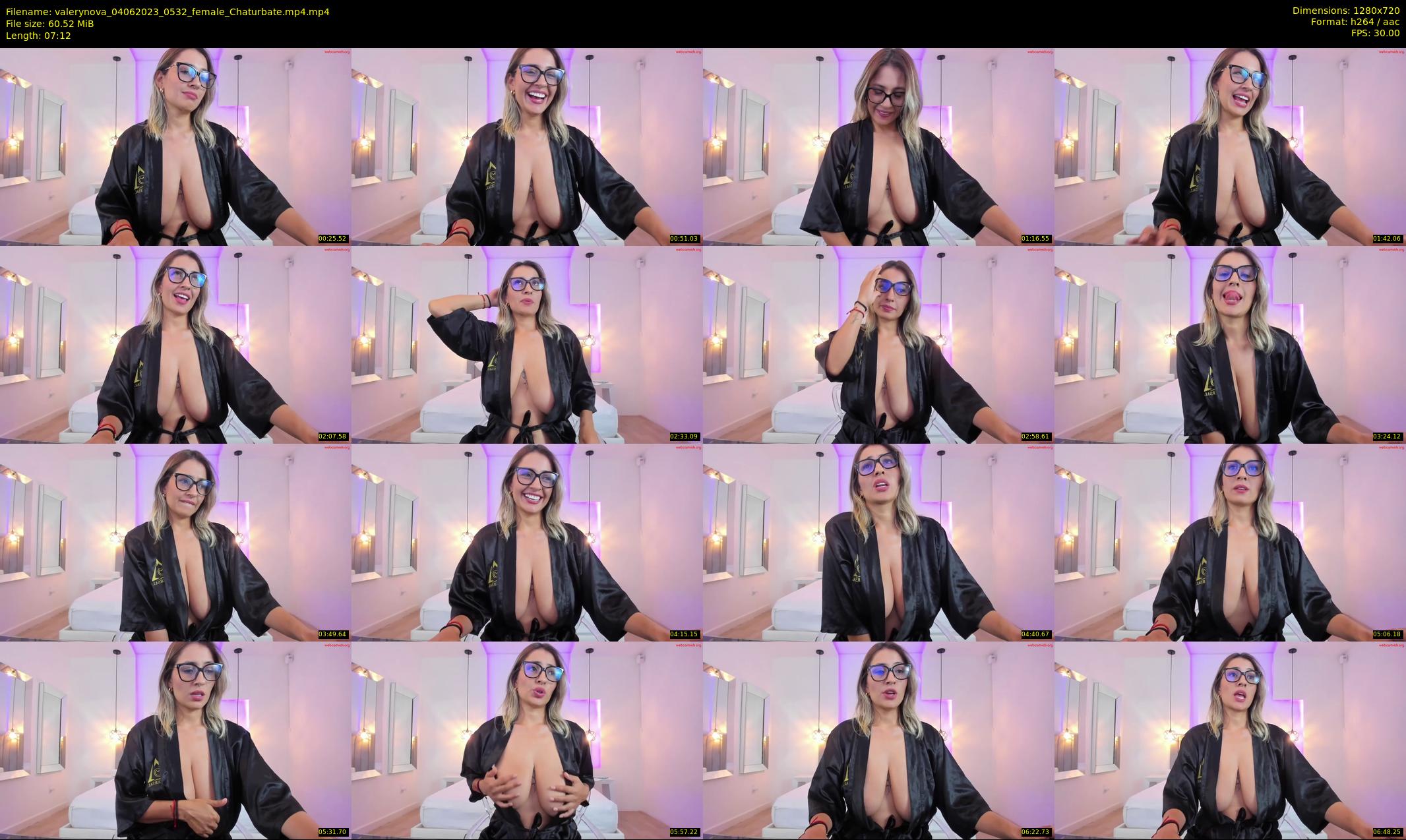valerynova — 8 minute Chaturbate female cam show recording, 720p, Jun 4, 2023
