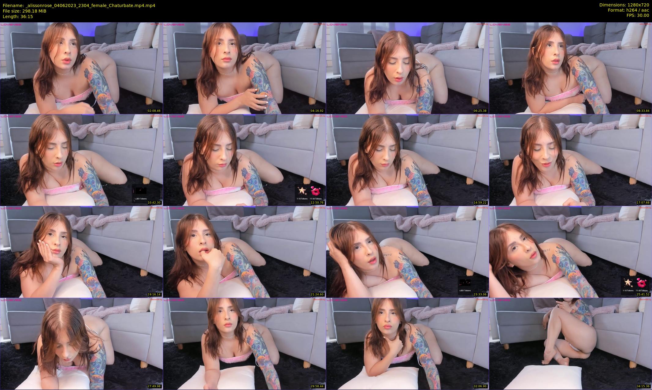_alissonrose — 37 minute Chaturbate female cam show recording, 720p, Jun 4, 2023