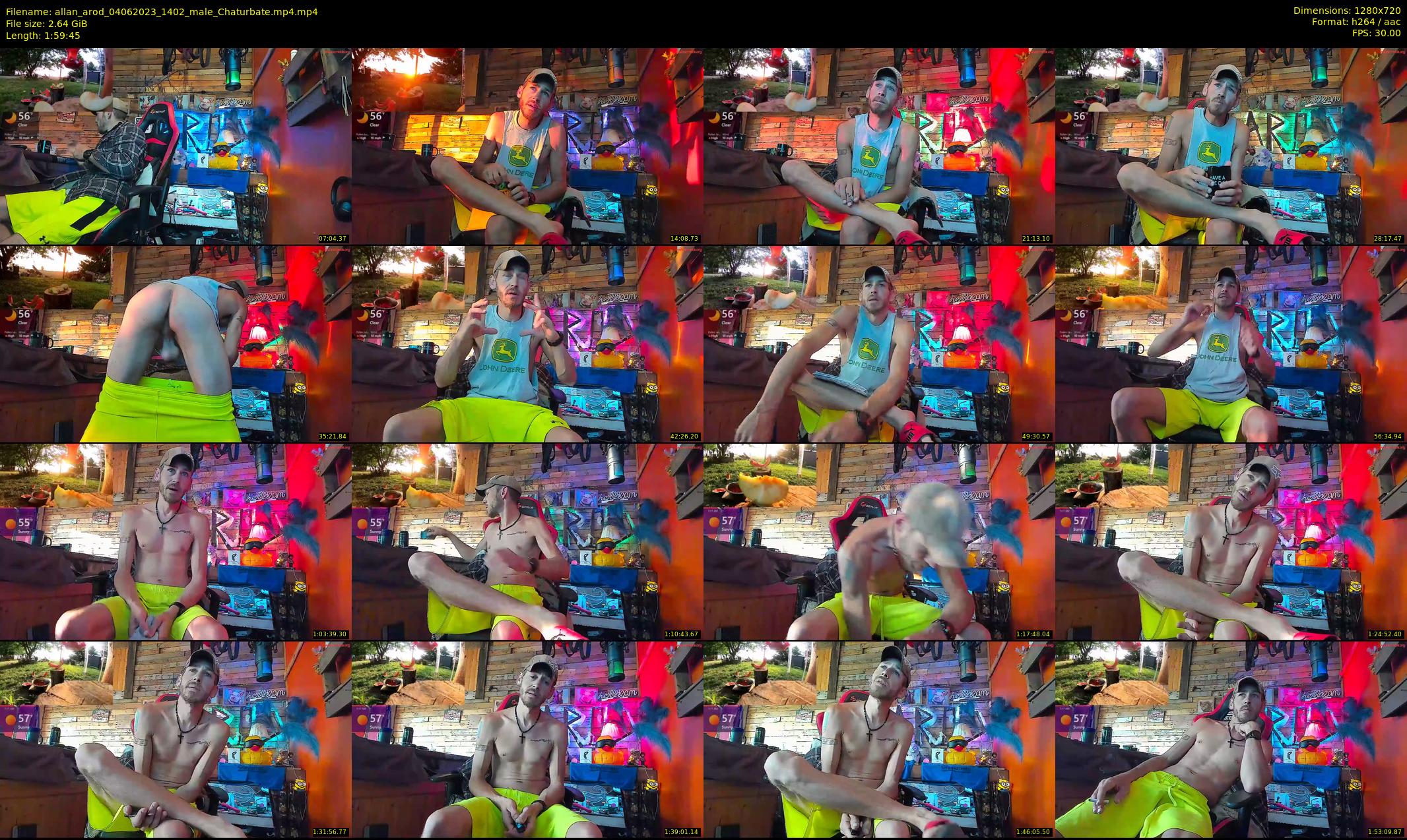 allan_arod — 120 minute Chaturbate male cam show recording, 720p, Jun 4, 2023