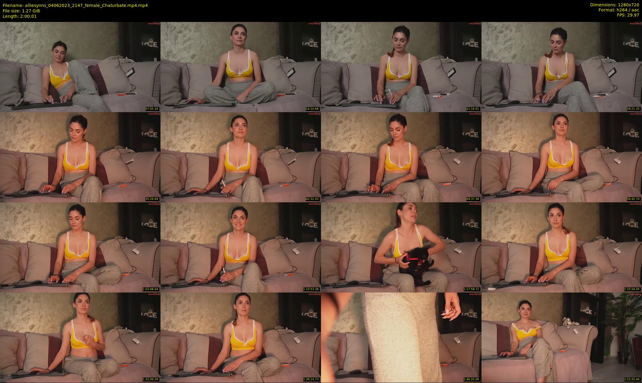 alliesynns — 121 minute Chaturbate female cam show recording, 720p, Jun 4, 2023