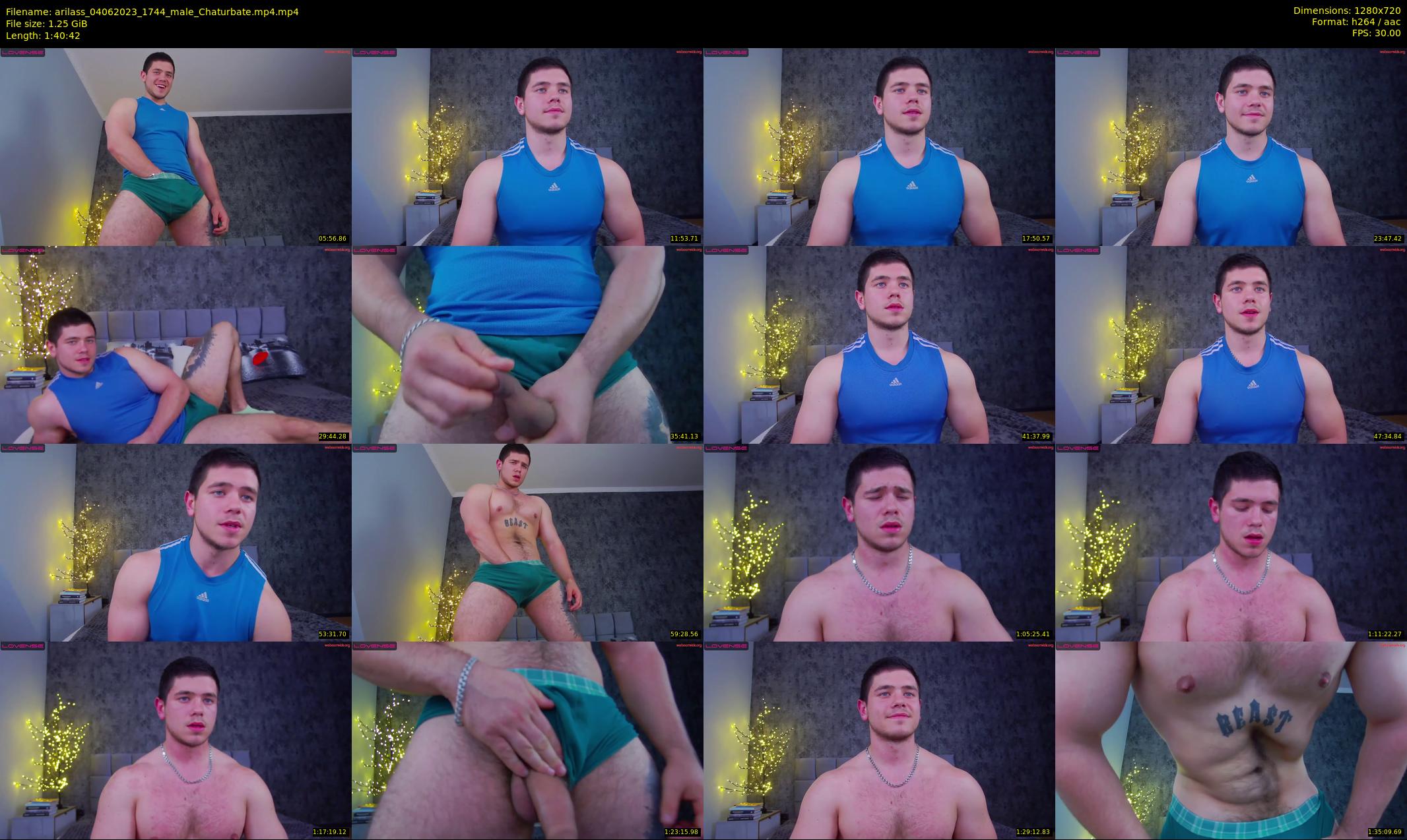 arilass — 101 minute Chaturbate male cam show recording, 720p, Jun 4, 2023