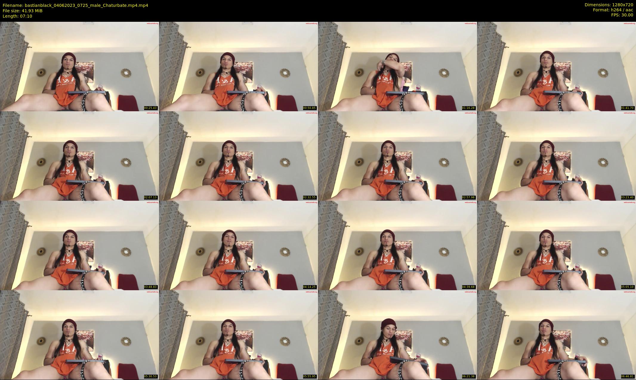 bastianblack — 8 minute Chaturbate male cam show recording, 720p, Jun 4, 2023