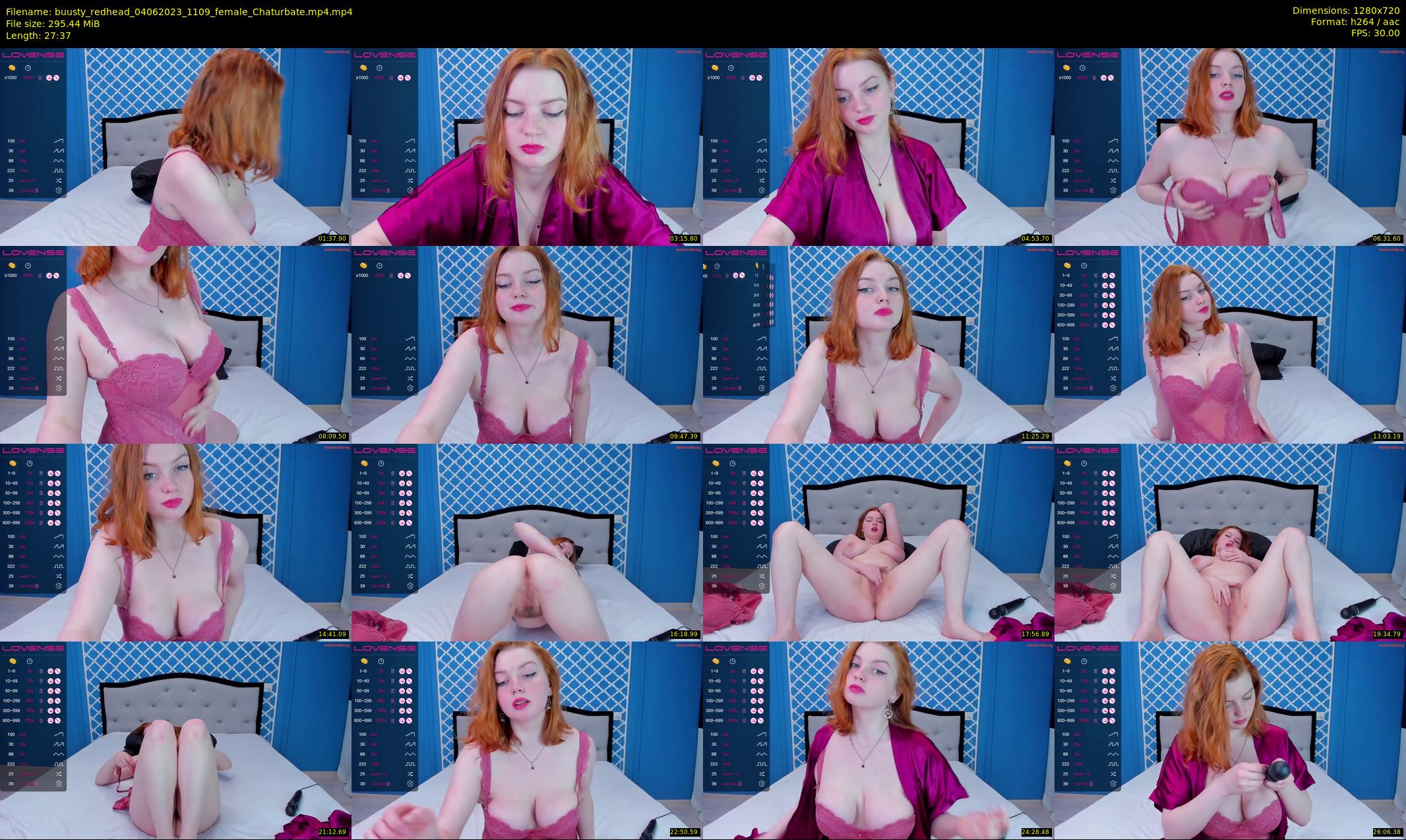 buusty_redhead — 28 minute Chaturbate female cam show recording, 720p, Jun 4, 2023