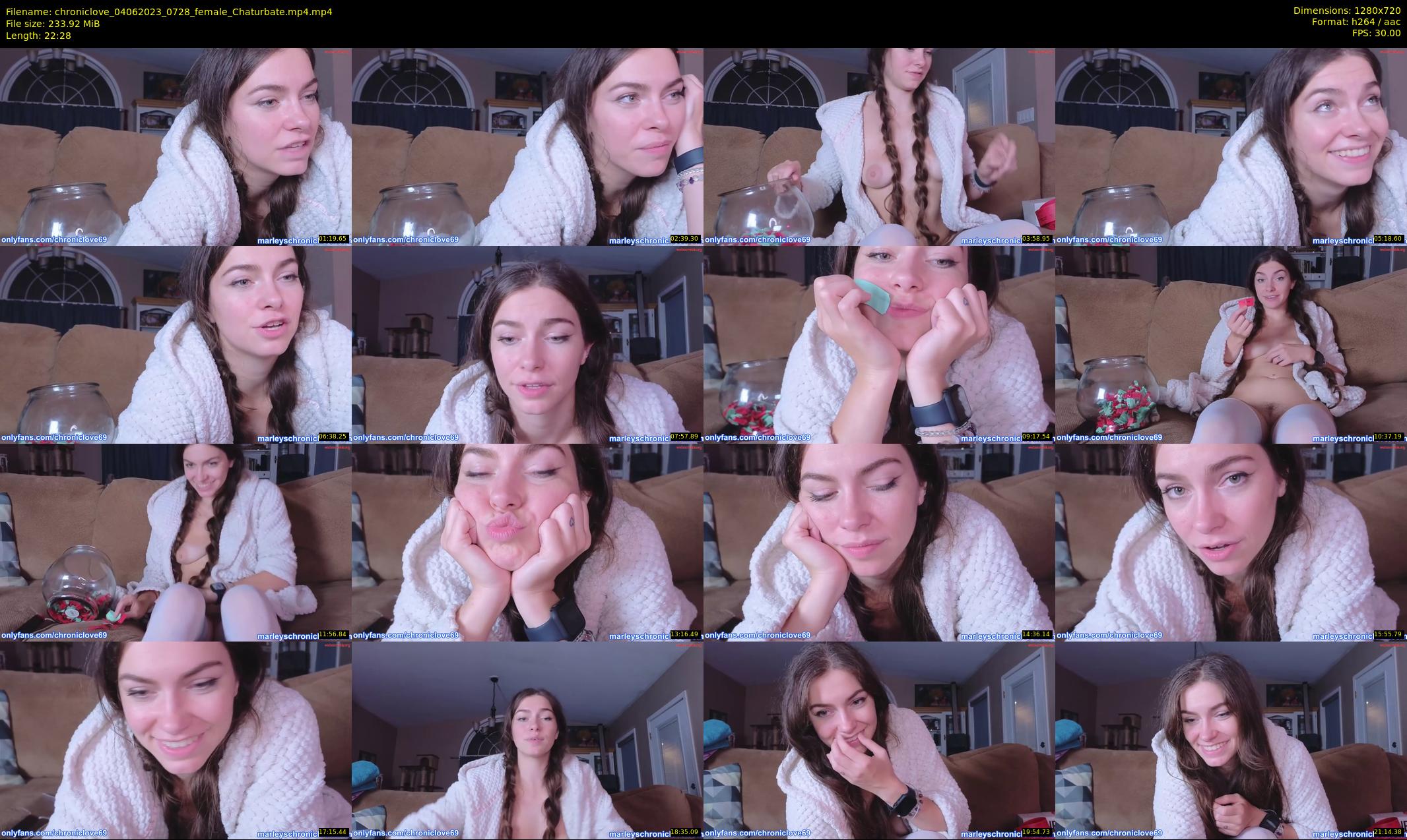 chroniclove — 23 minute Chaturbate female cam show recording, 720p, Jun 4, 2023