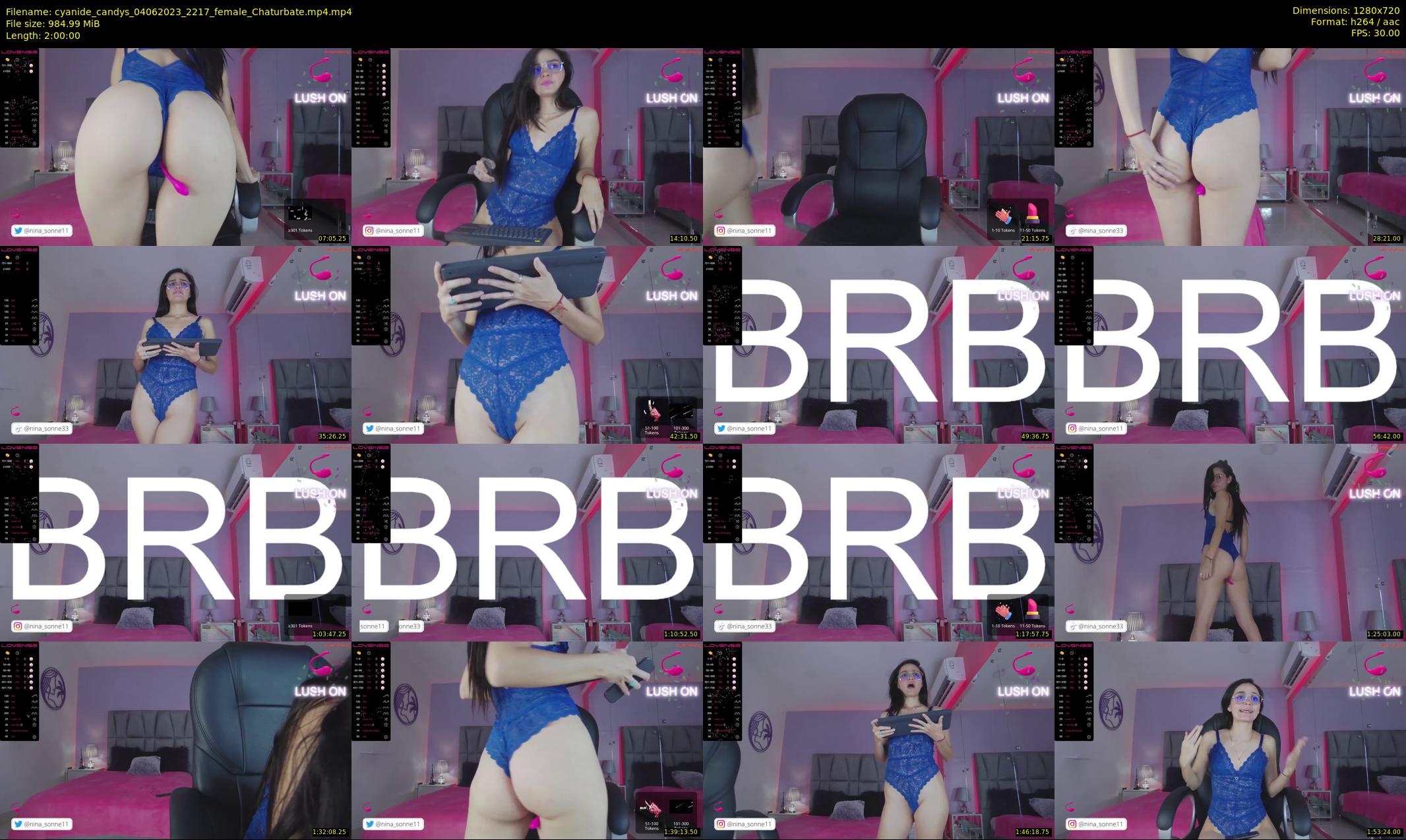 cyanide_candys — 120 minute Chaturbate female cam show recording, 720p, Jun 4, 2023