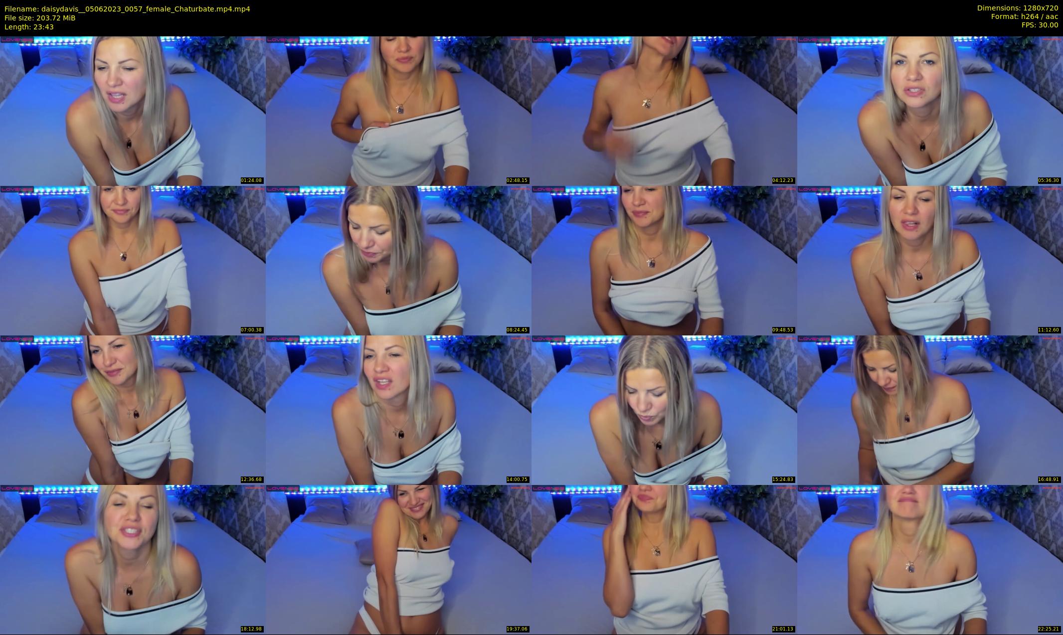 daisydavis_ — 24 minute Chaturbate female cam show recording, 720p, Jun 5, 2023