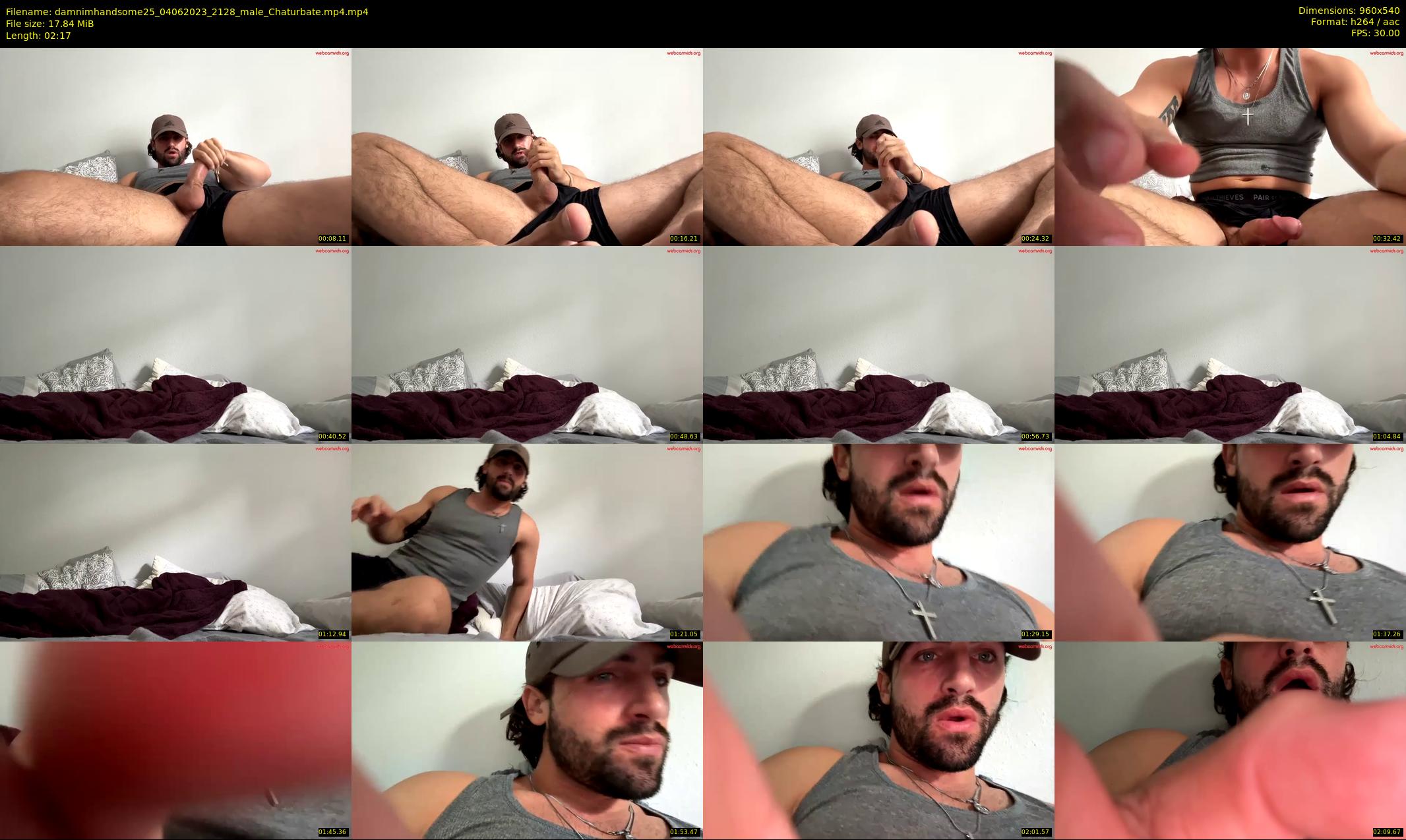 damnimhandsome25 — 3 minute Chaturbate male cam show recording, 480p, Jun 4, 2023
