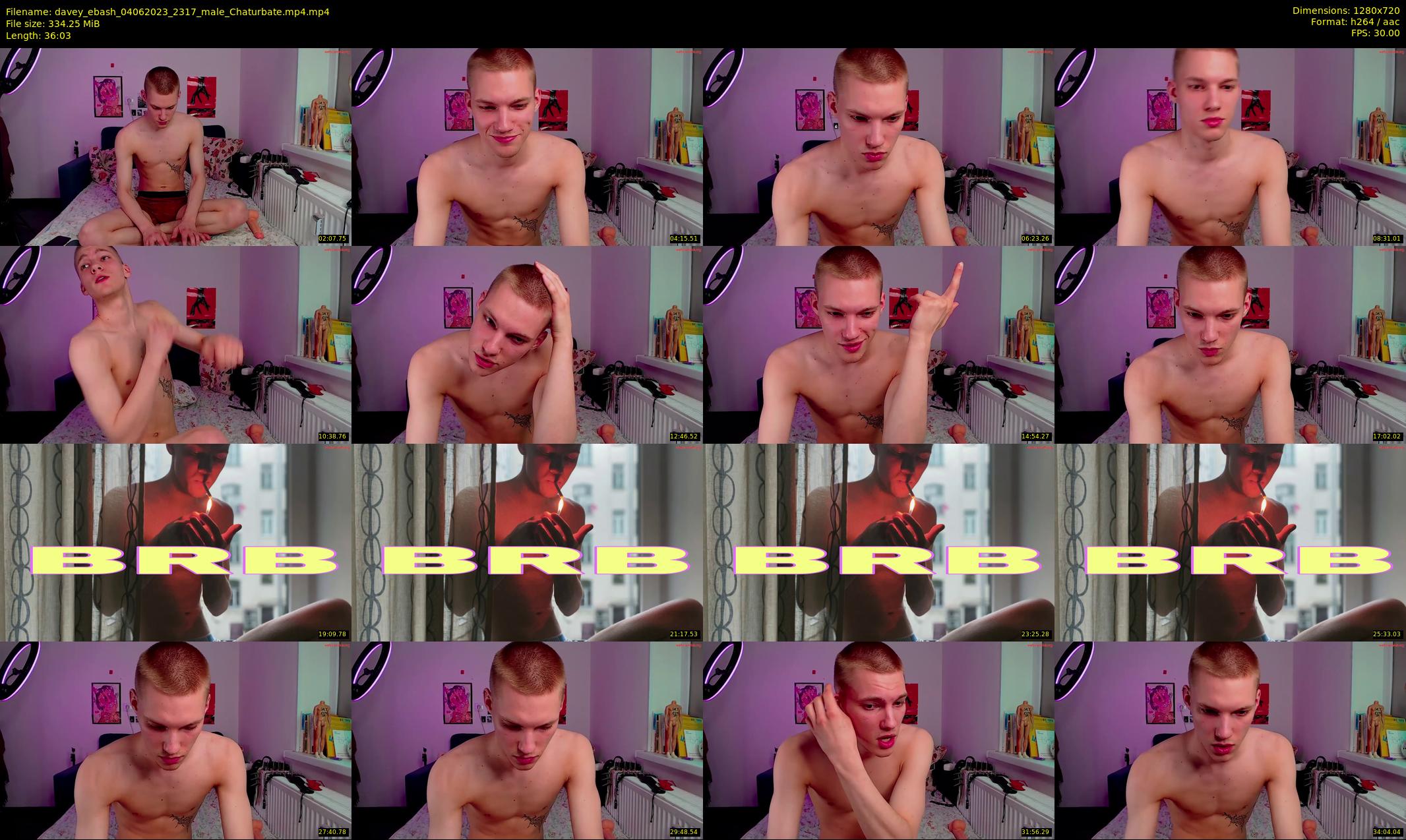 davey_ebash — 37 minute Chaturbate male cam show recording, 720p, Jun 4, 2023