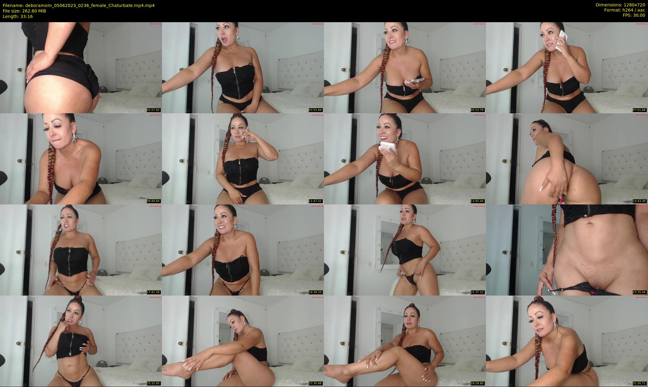 deboramom — 34 minute Chaturbate female cam show recording, 720p, Jun 5, 2023
