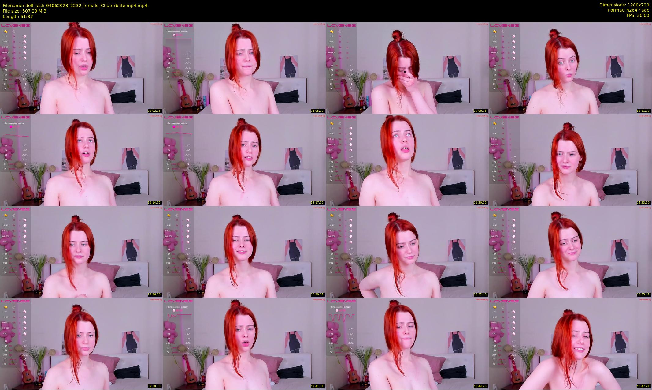 doll_lesli — 52 minute Chaturbate female cam show recording, 720p, Jun 4, 2023