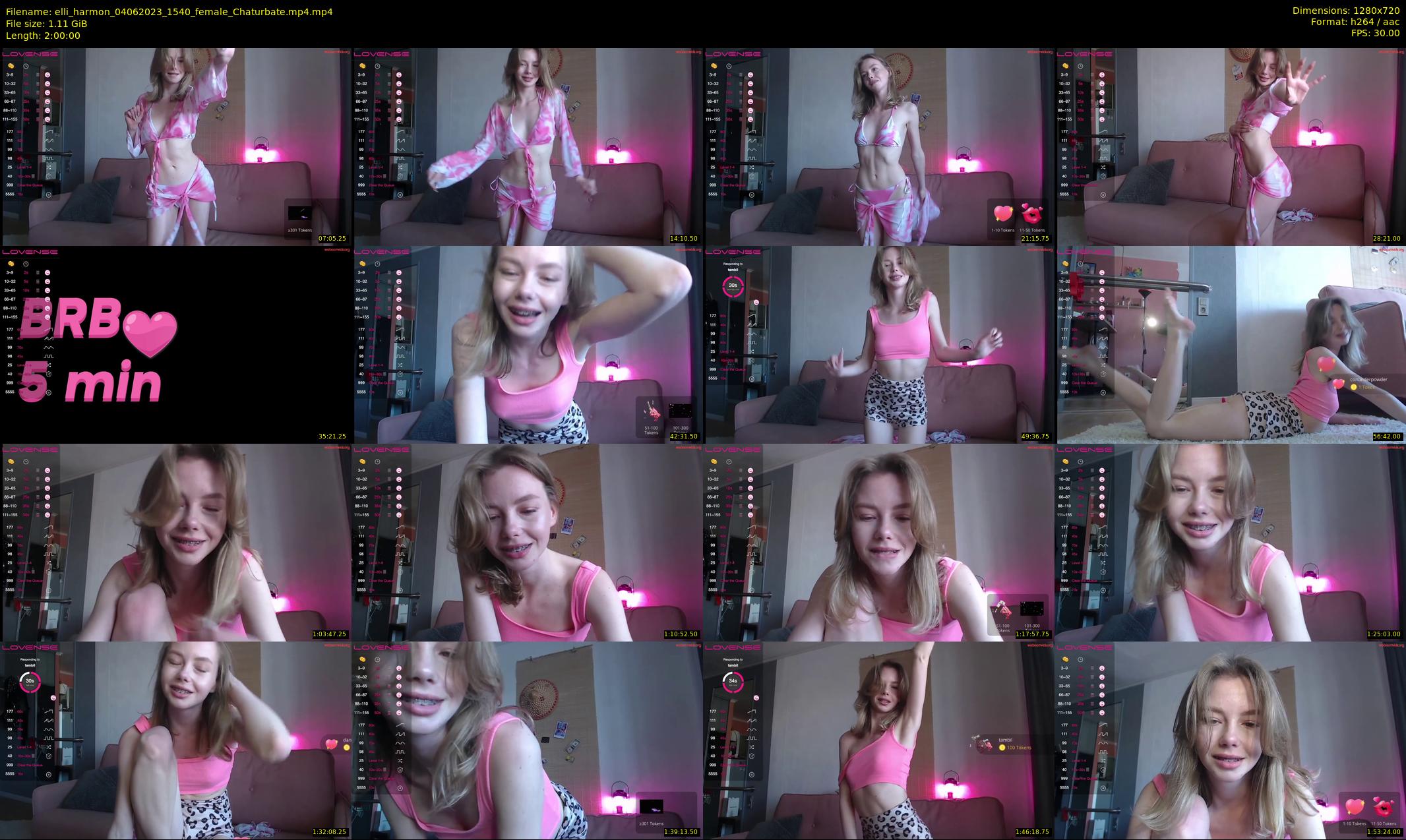 elli_harmon — 120 minute Chaturbate female cam show recording, 720p, Jun 4, 2023