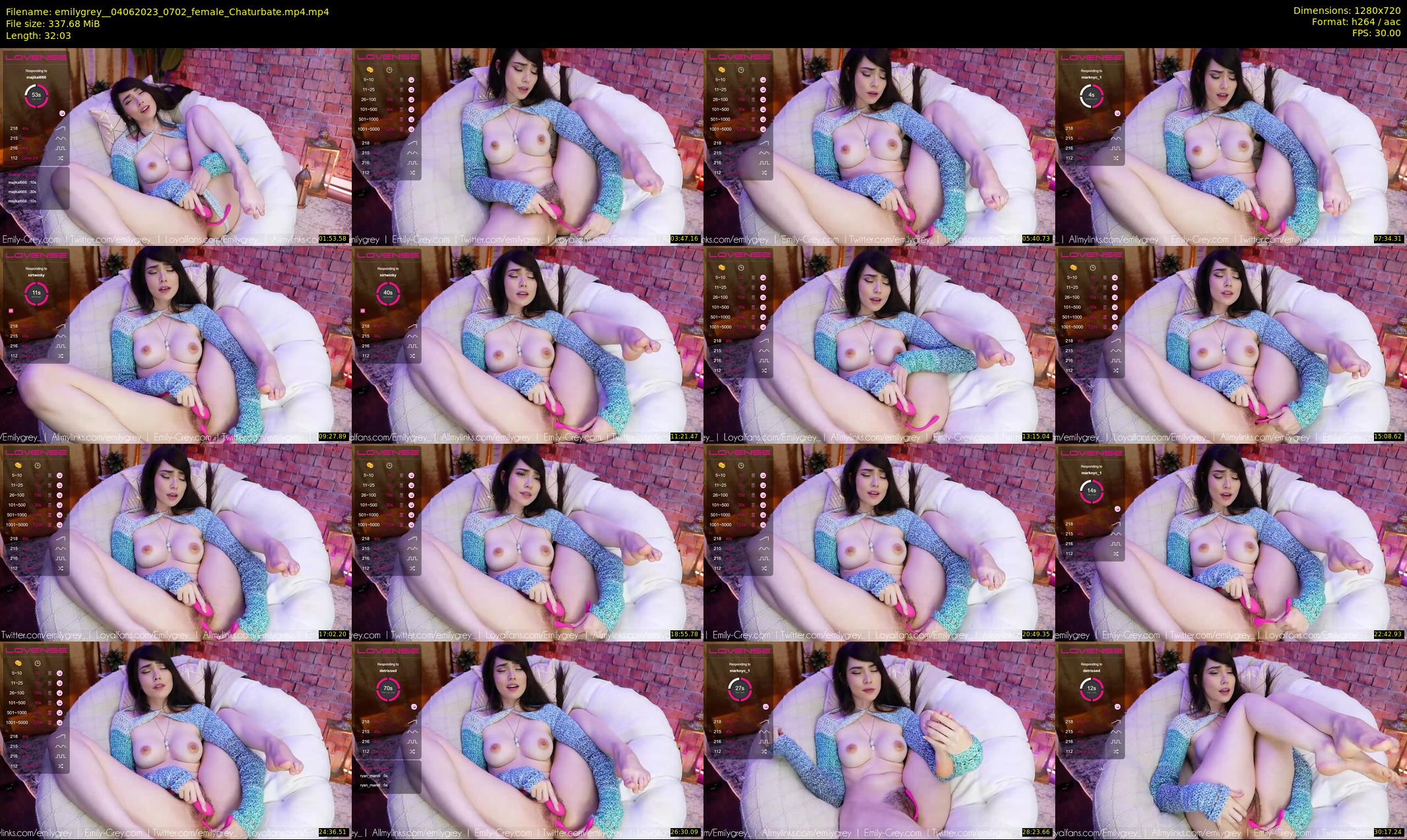 emilygrey_ — 33 minute Chaturbate female cam show recording, 720p, Jun 4, 2023