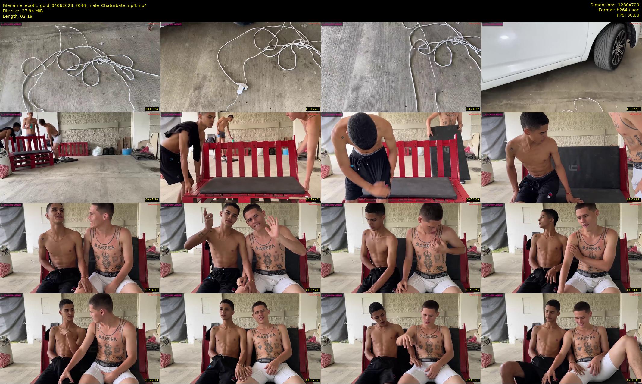 exotic_gold — 3 minute Chaturbate male cam show recording, 720p, Jun 4, 2023