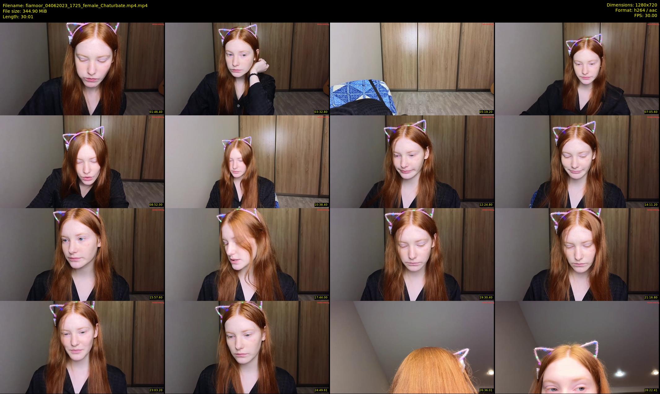 fiamoor — 31 minute Chaturbate female cam show recording, 720p, Jun 4, 2023