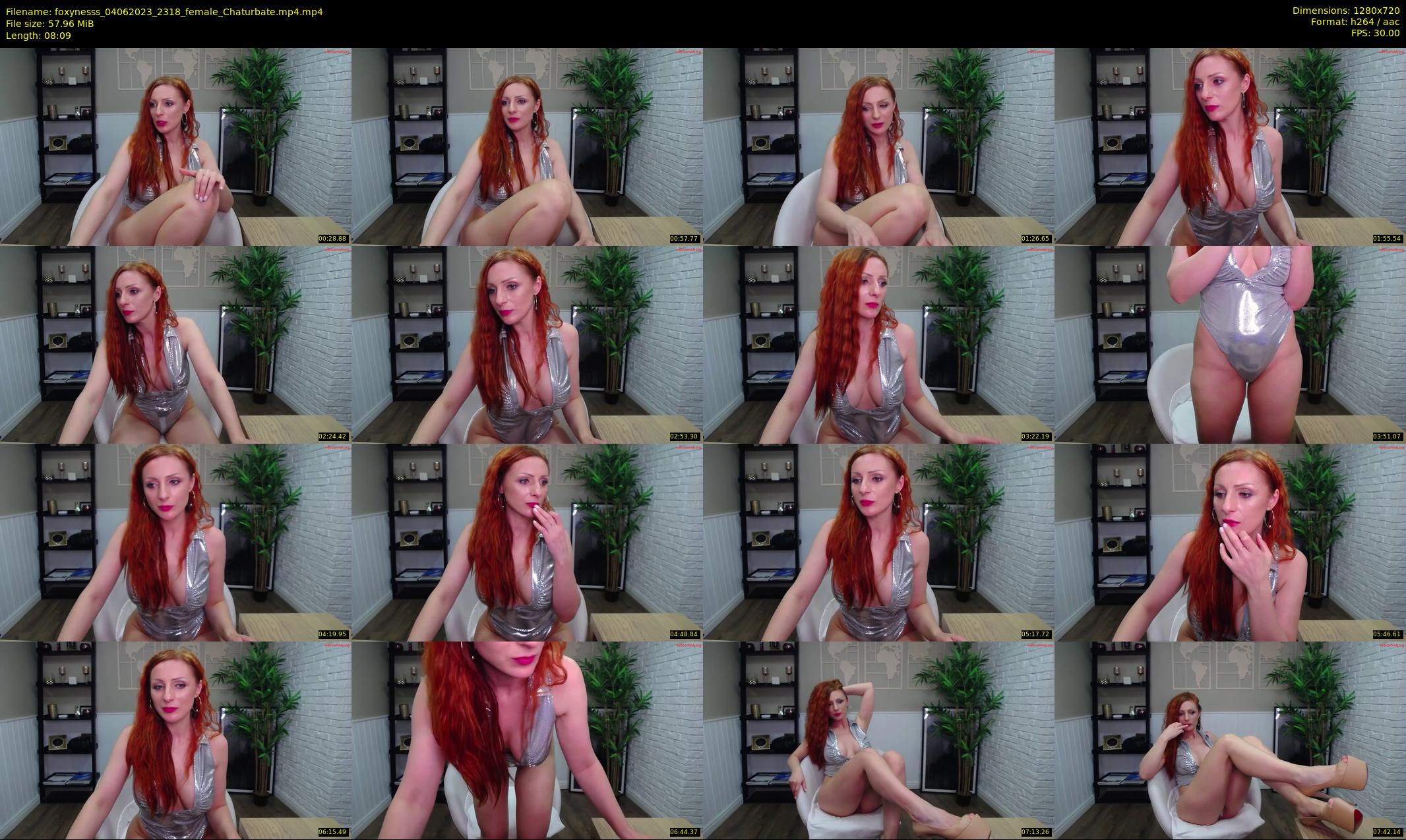 foxynesss — 9 minute Chaturbate female cam show recording, 720p, Jun 4, 2023