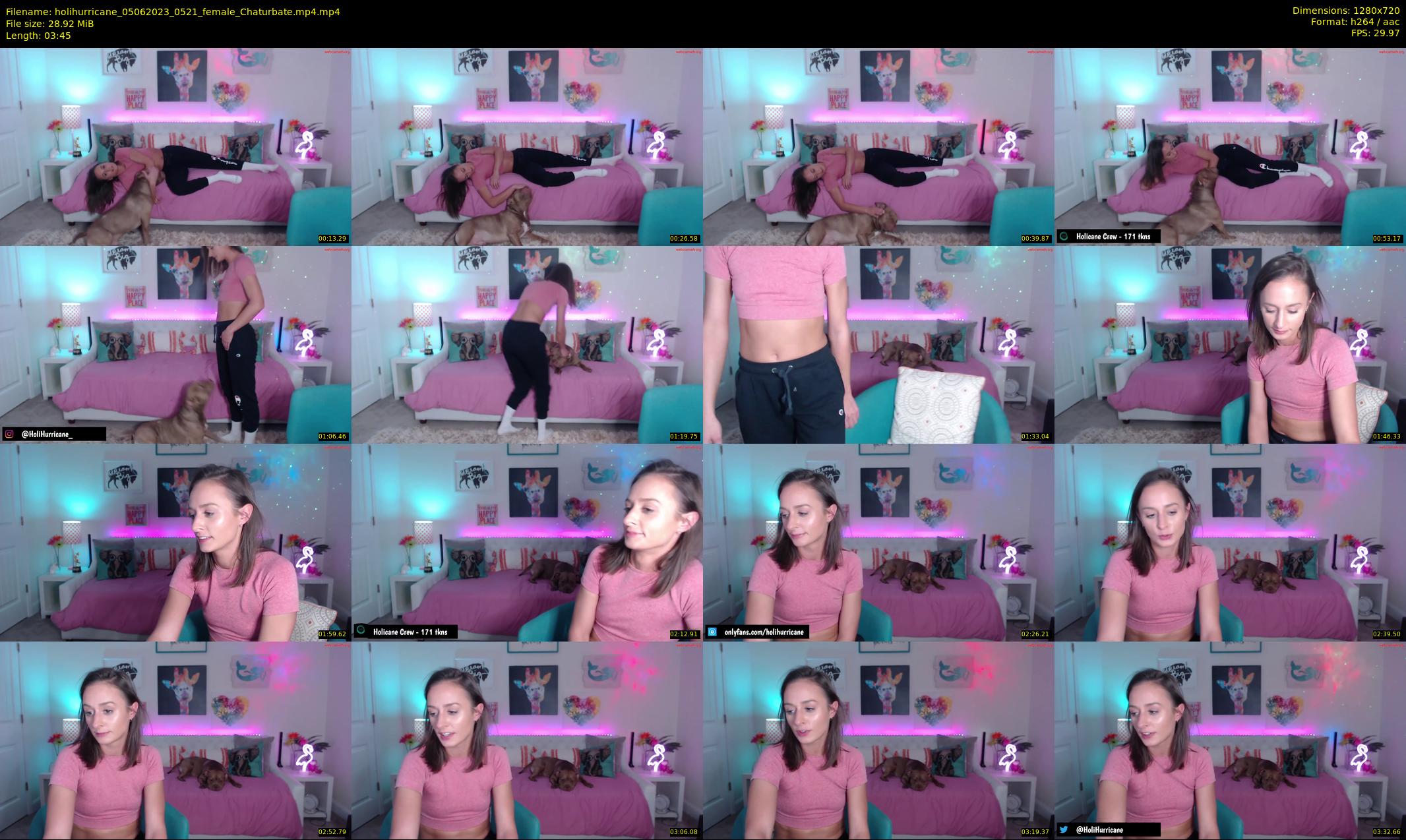 holihurricane — 4 minute Chaturbate female cam show recording, 720p, Jun 5, 2023