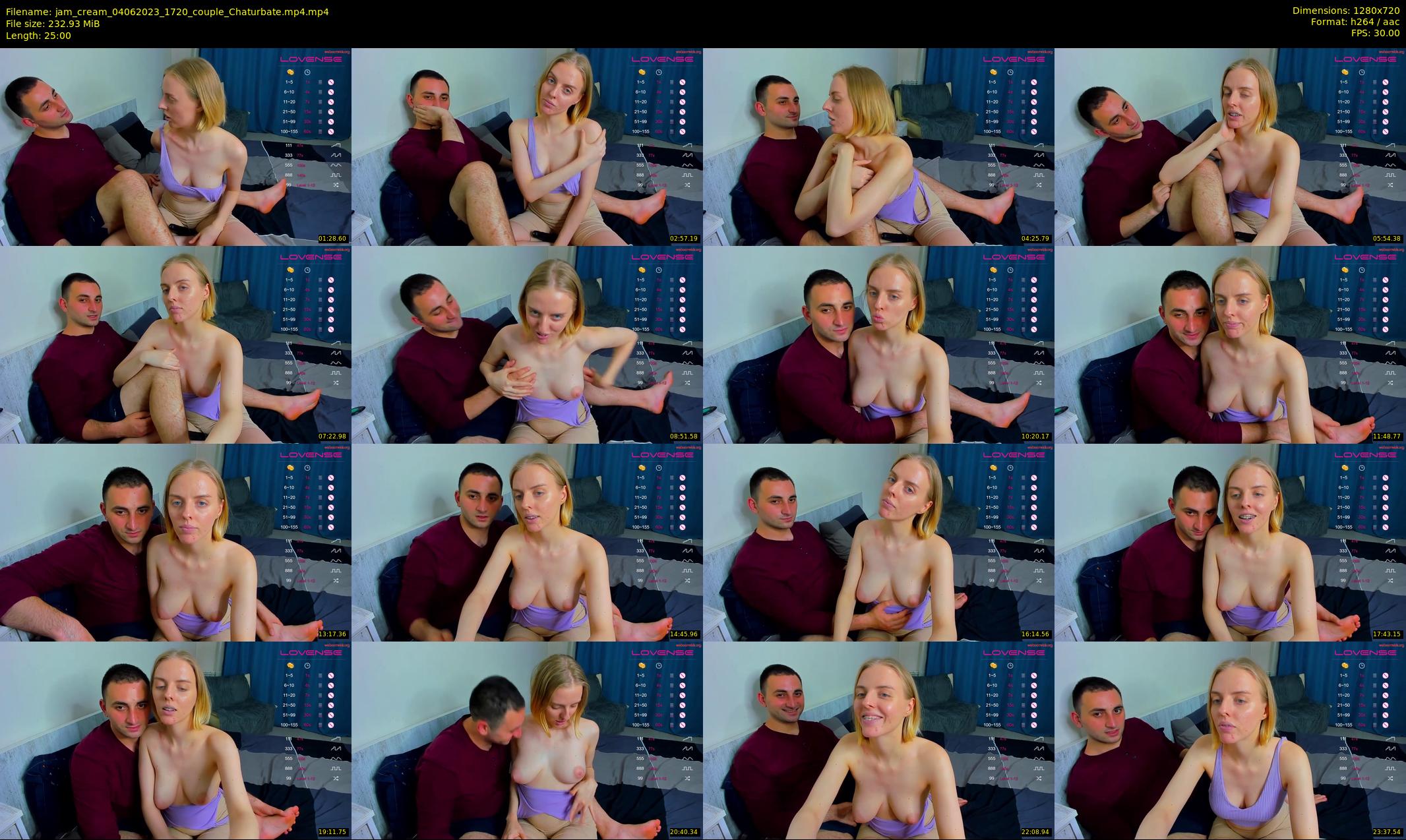 jam_cream — 25 minute Chaturbate female cam show recording, 720p, Jun 4, 2023