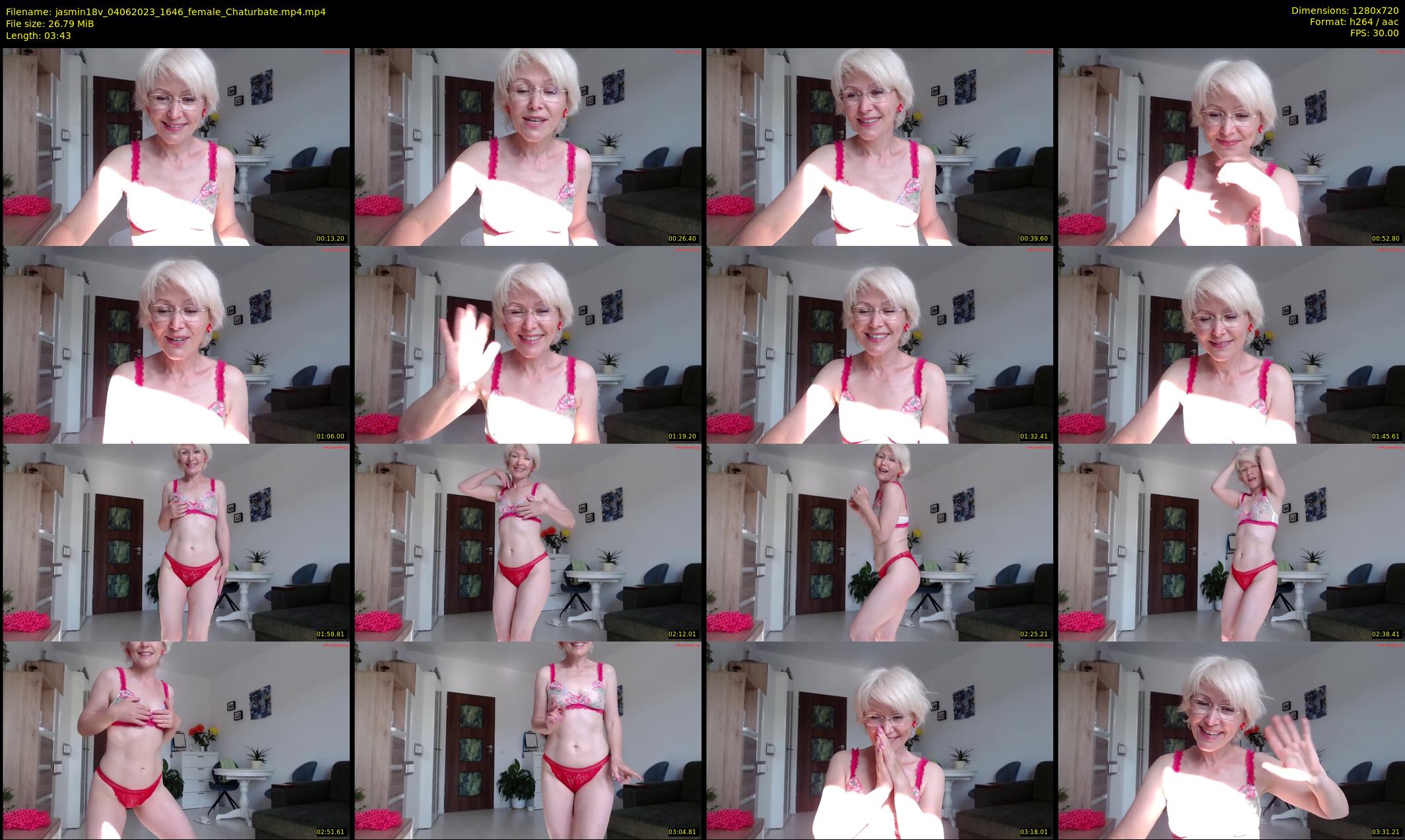 jasmin18v — 4 minute Chaturbate female cam show recording, 720p, Jun 4, 2023