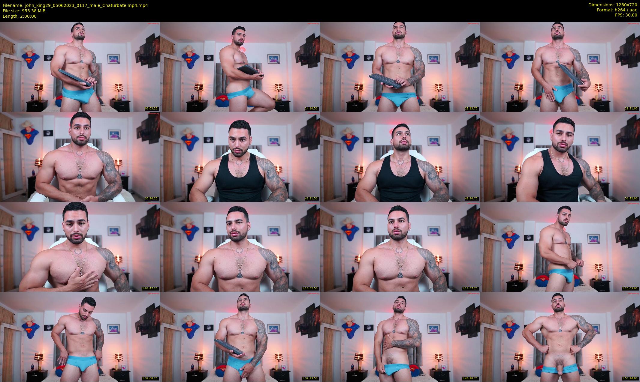 john_king29 — 120 minute Chaturbate male cam show recording, 720p, Jun 5, 2023