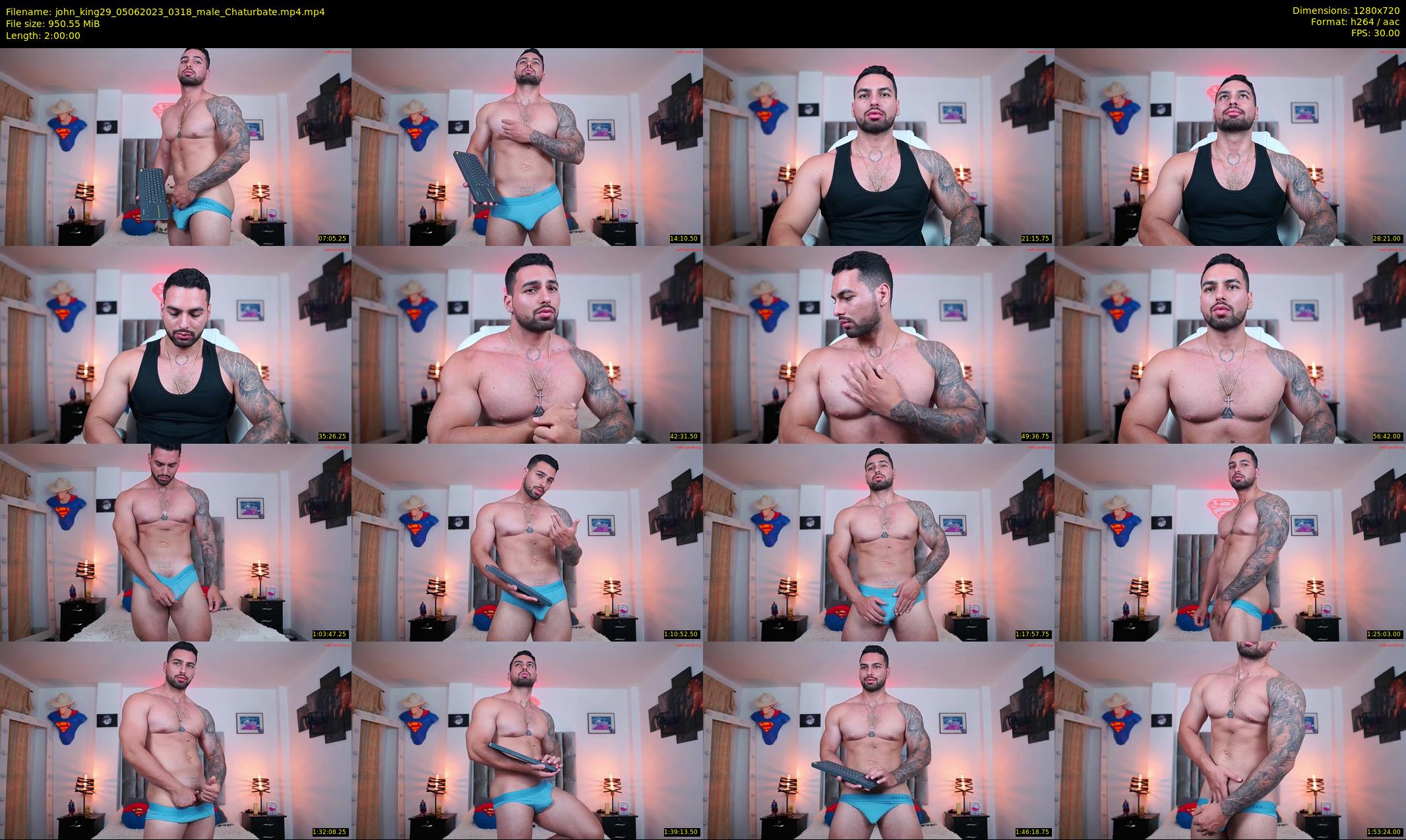 john_king29 — 120 minute Chaturbate male cam show recording, 720p, Jun 5, 2023