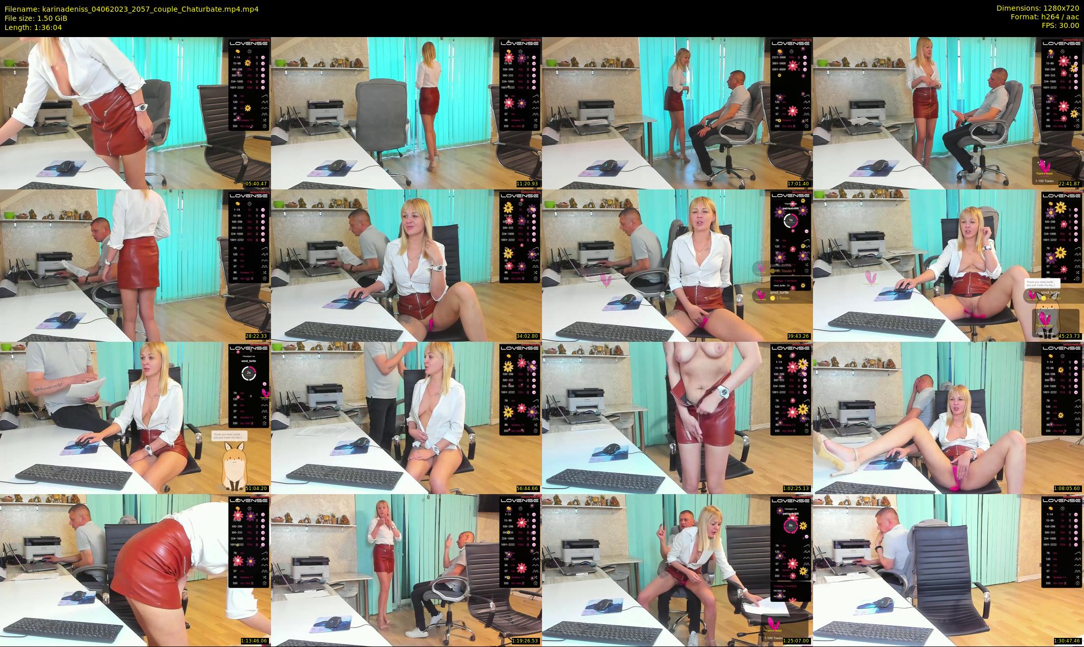 karinadeniss — 97 minute Chaturbate couple cam show recording, 720p, Jun 4, 2023