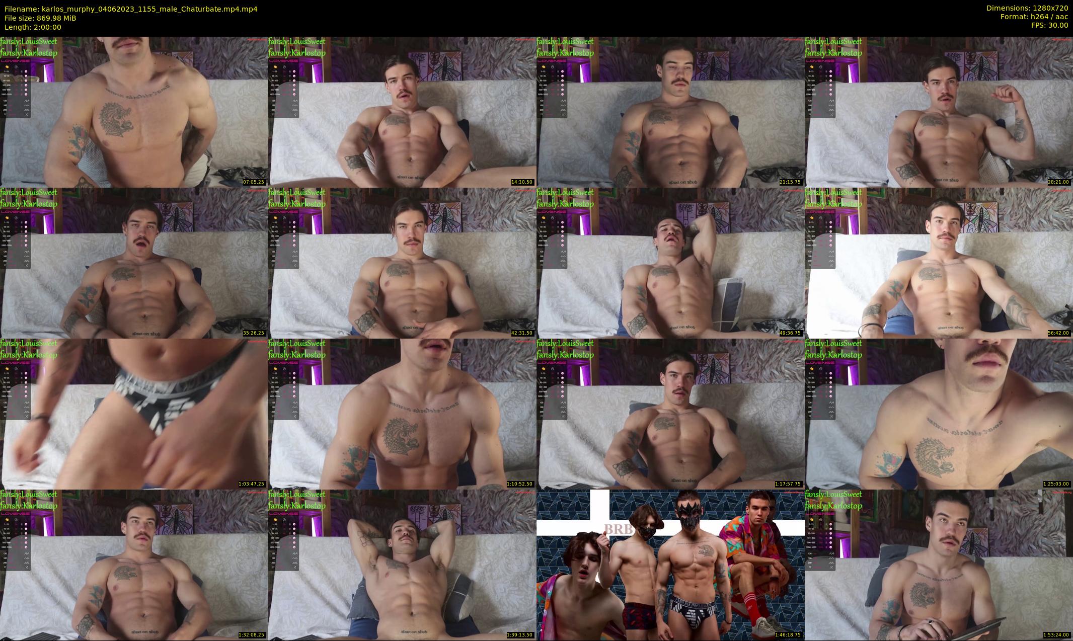 karlos_murphy — 120 minute Chaturbate male cam show recording, 720p, Jun 4, 2023