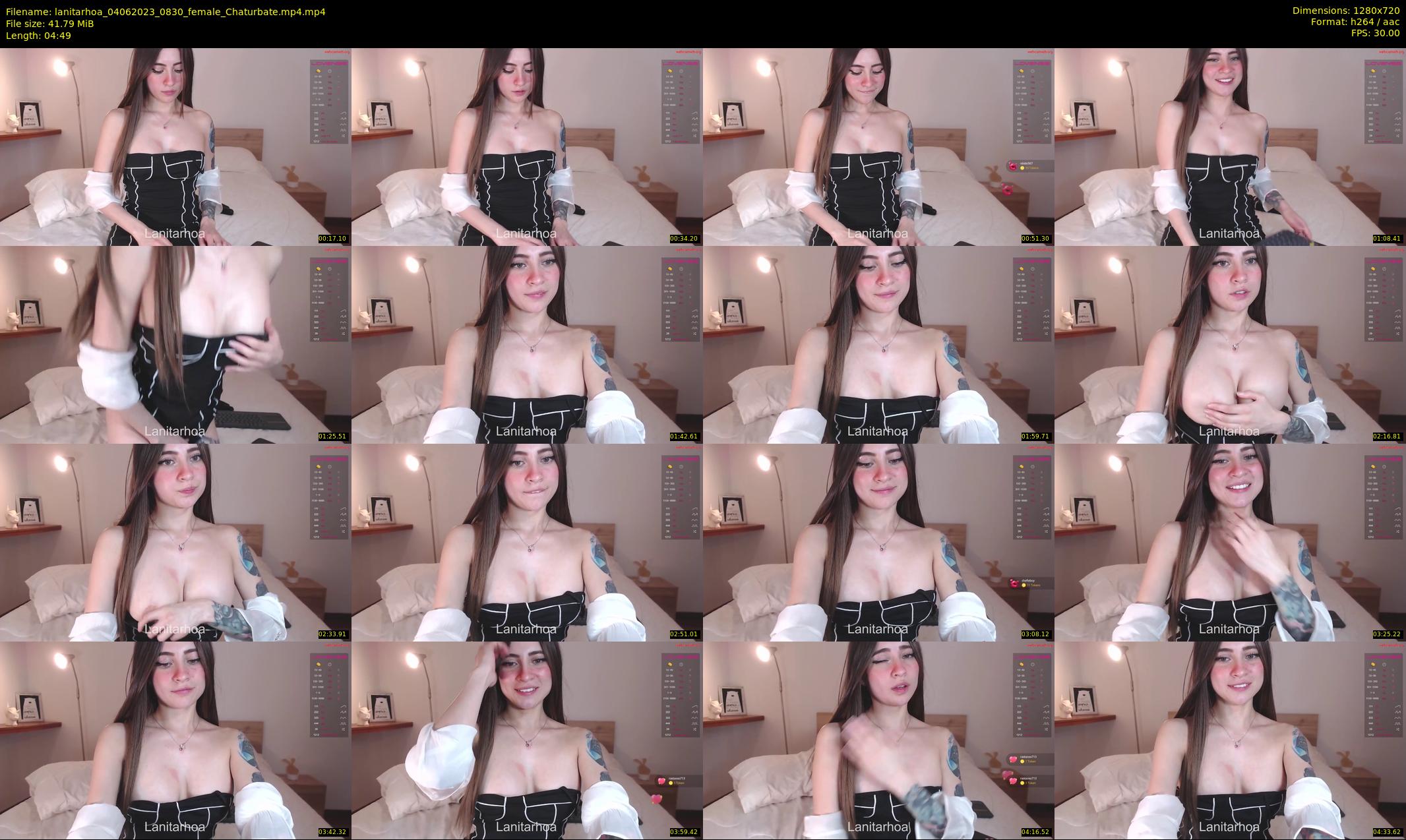 lanitarhoa — 5 minute Chaturbate female cam show recording, 720p, Jun 4, 2023
