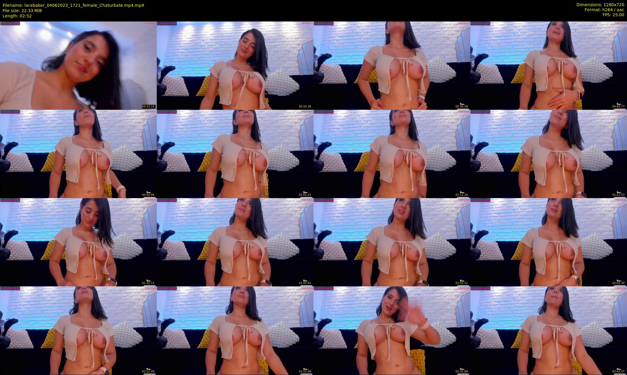 larabaker — 3 minute Chaturbate female cam show recording, 720p, Jun 4, 2023