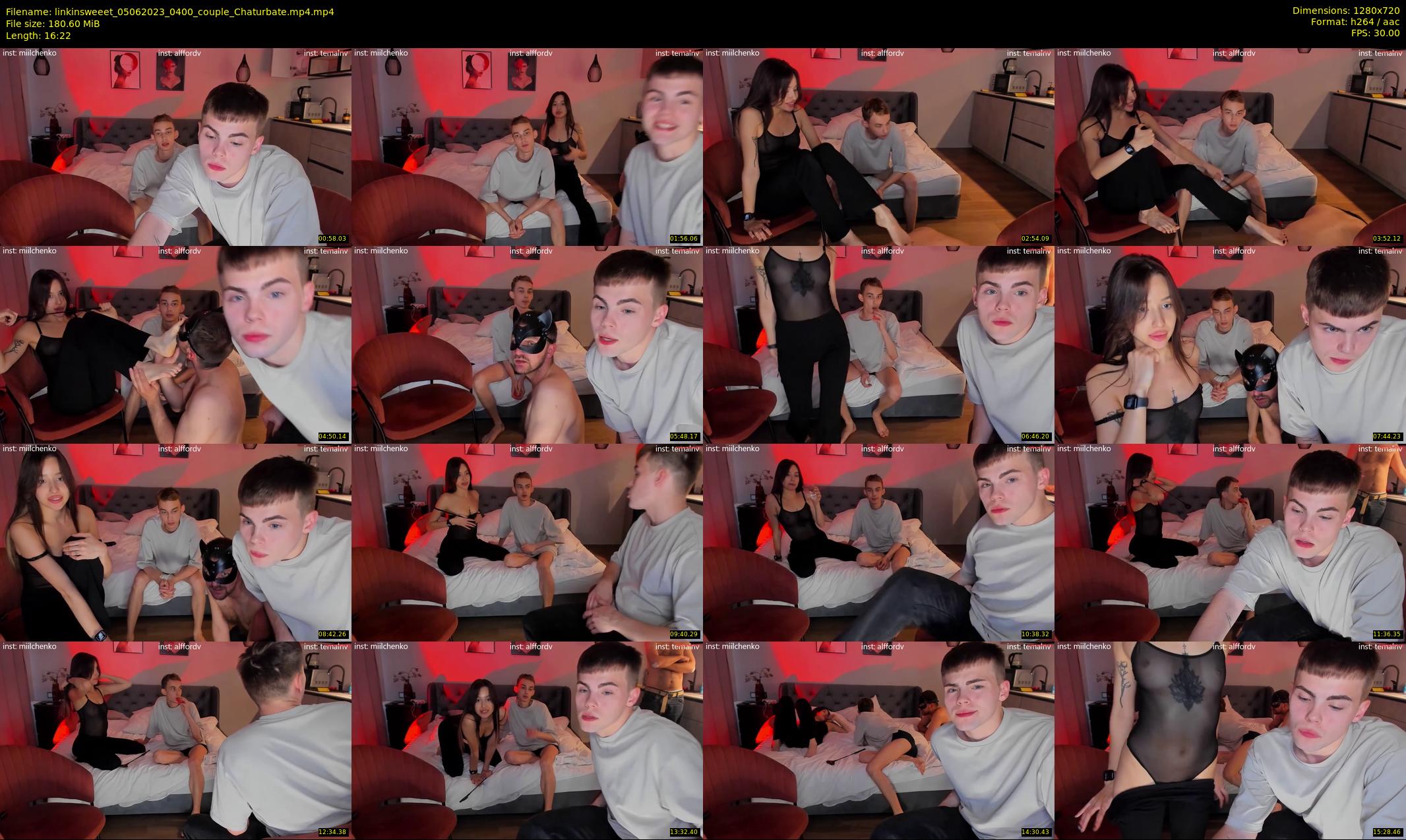 linkinsweeet — 17 minute Chaturbate couple cam show recording, 720p, Jun 5, 2023