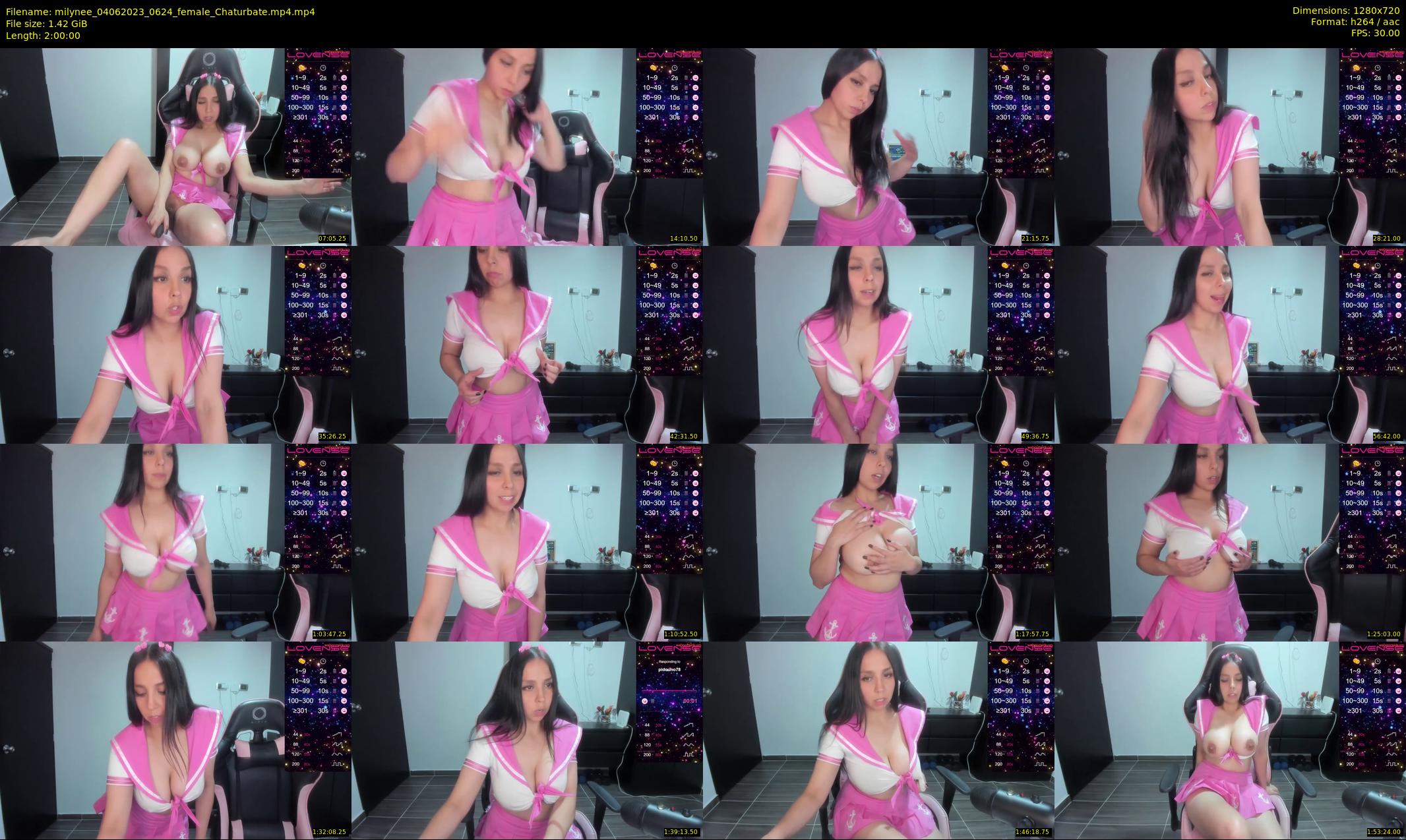milynee — 120 minute Chaturbate female cam show recording, 720p, Jun 4, 2023