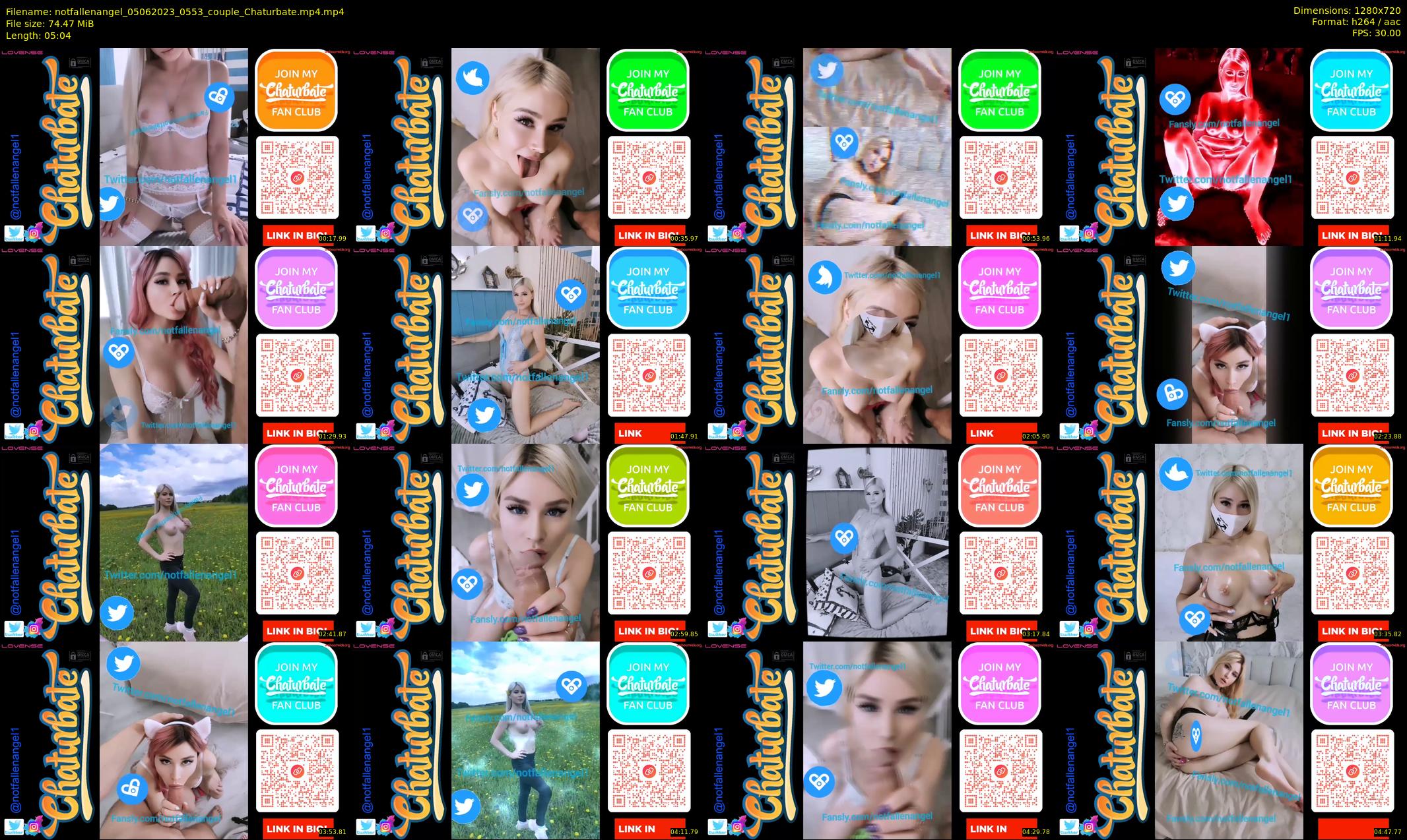 notfallenangel — 6 minute Chaturbate couple cam show recording, 720p, Jun 5, 2023