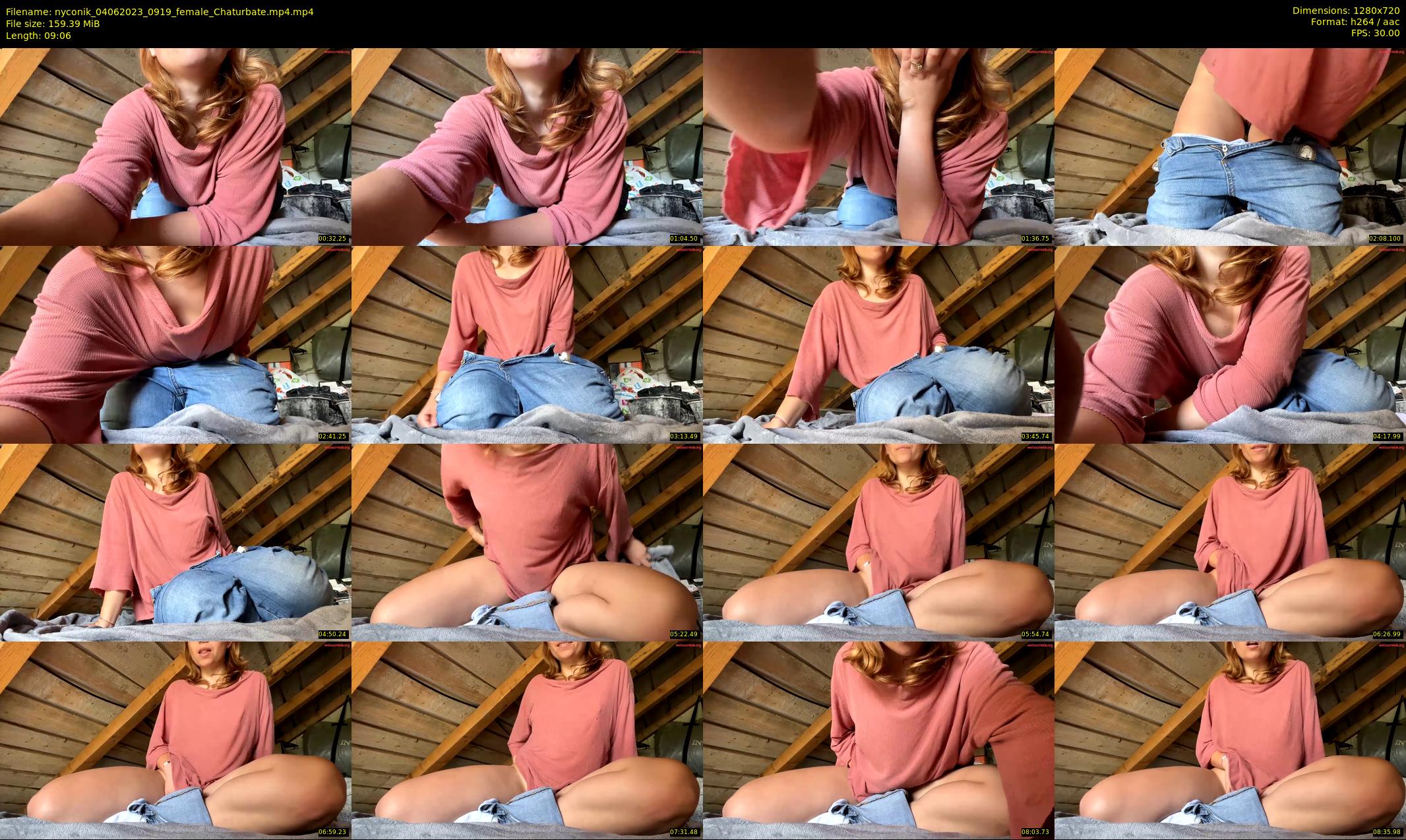 nyconik — 10 minute Chaturbate female cam show recording, 720p, Jun 4, 2023
