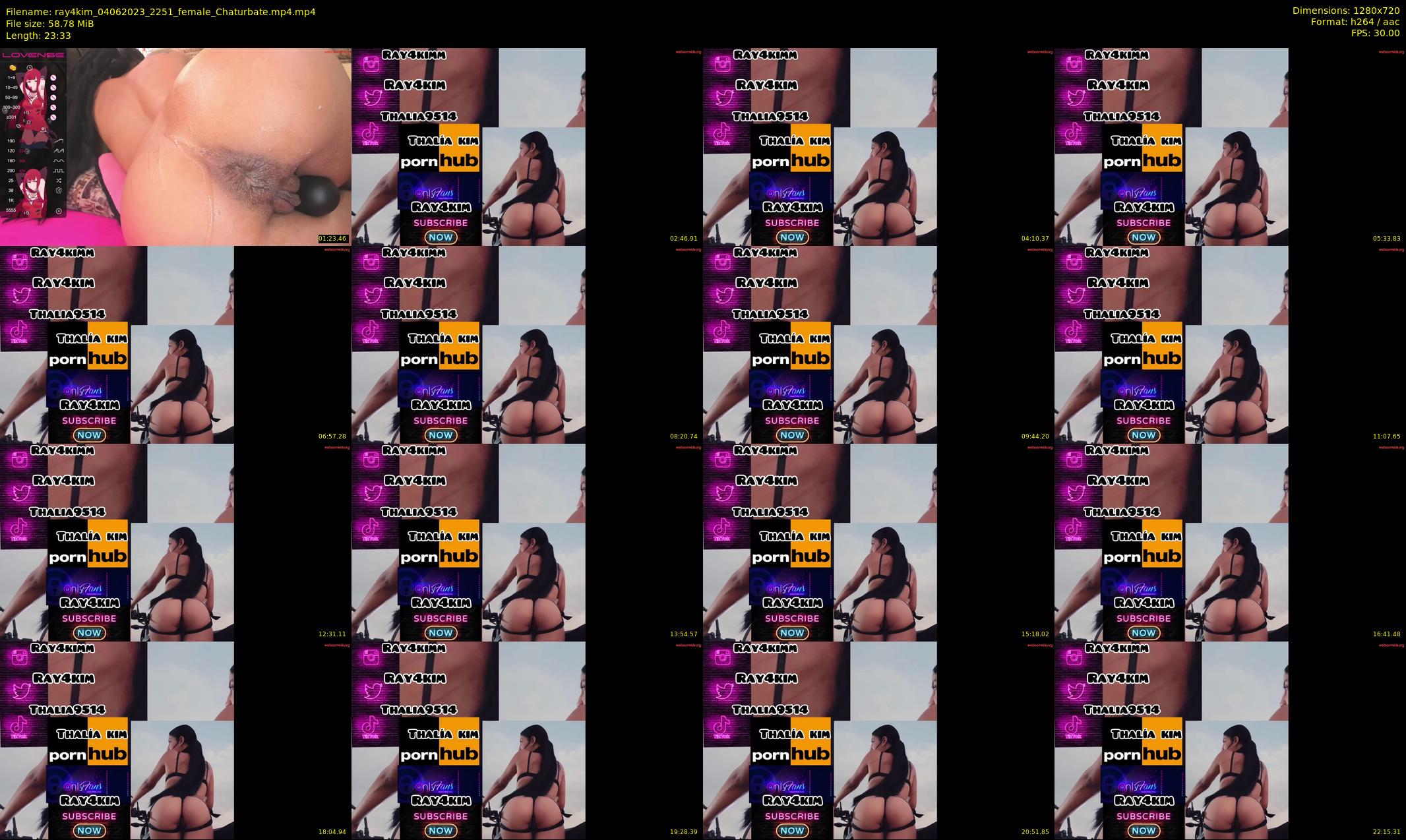 ray4kim — 24 minute Chaturbate couple cam show recording, 720p, Jun 4, 2023
