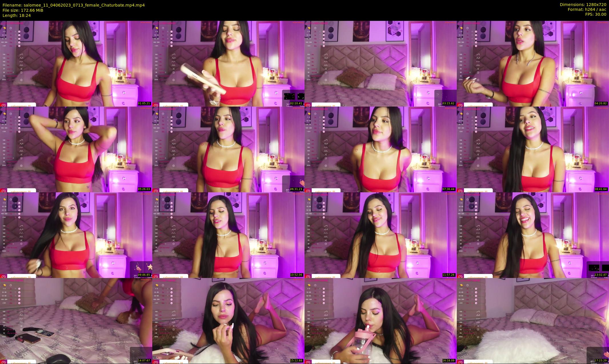 salomee_11 — 19 minute Chaturbate female cam show recording, 720p, Jun 4, 2023
