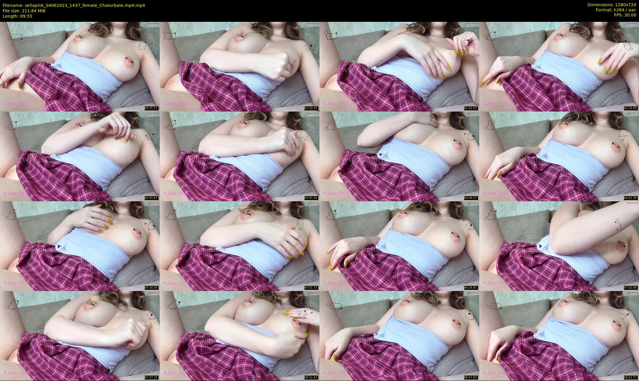 sellapink — 10 minute Chaturbate female cam show recording, 720p, Jun 4, 2023