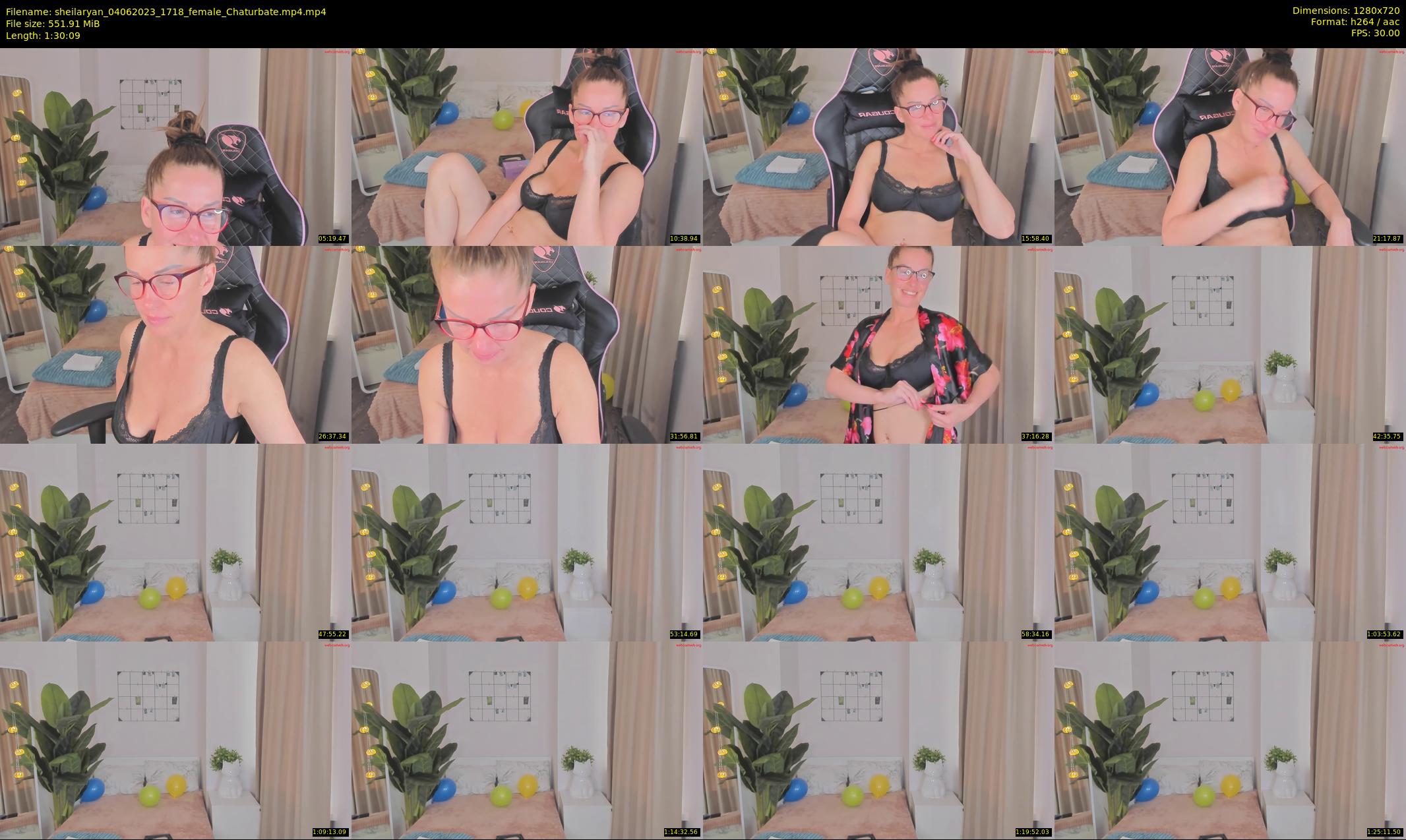sheilaryan — 91 minute Chaturbate female cam show recording, 720p, Jun 4, 2023